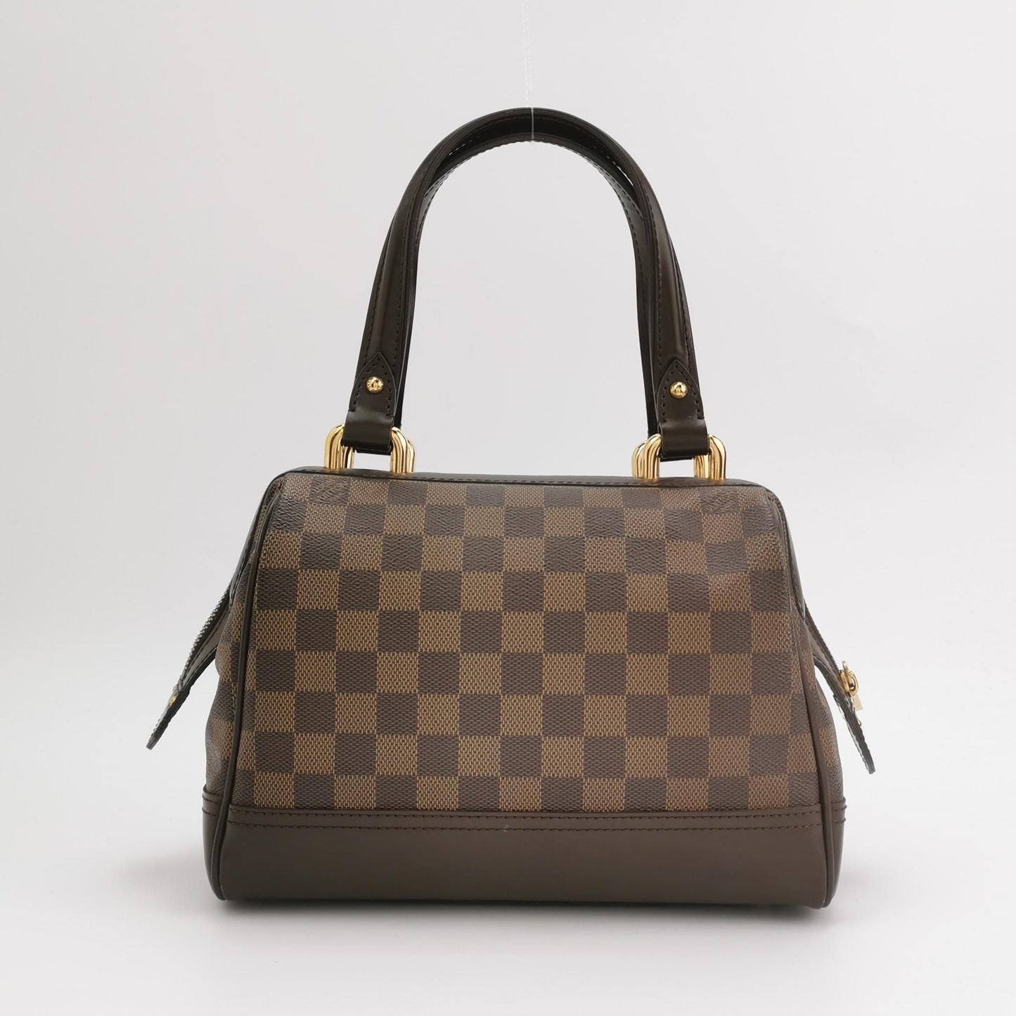 Preloved GLM-Knightsbridge Leather Checkered Doctor Bag 250312781101733