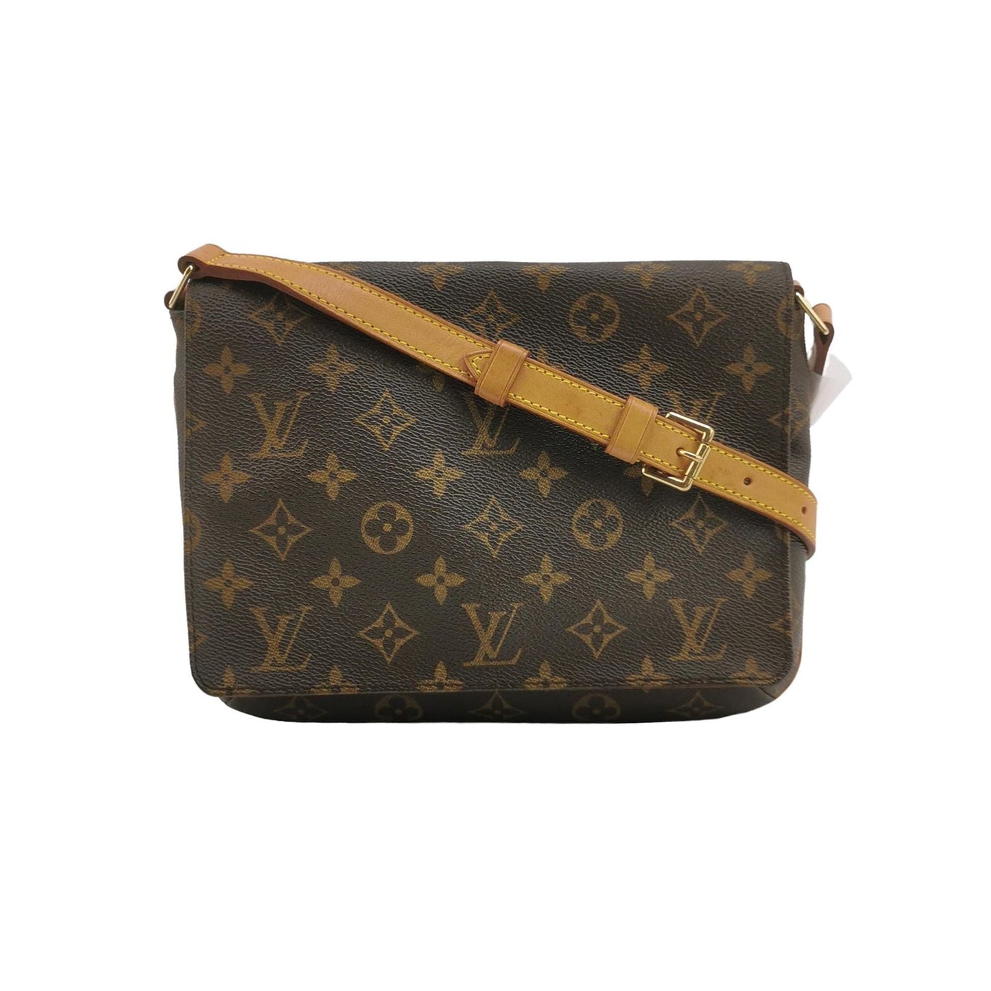 Preloved GLM-Musette Bag Monogram Print Shoulder Bag 037851300356