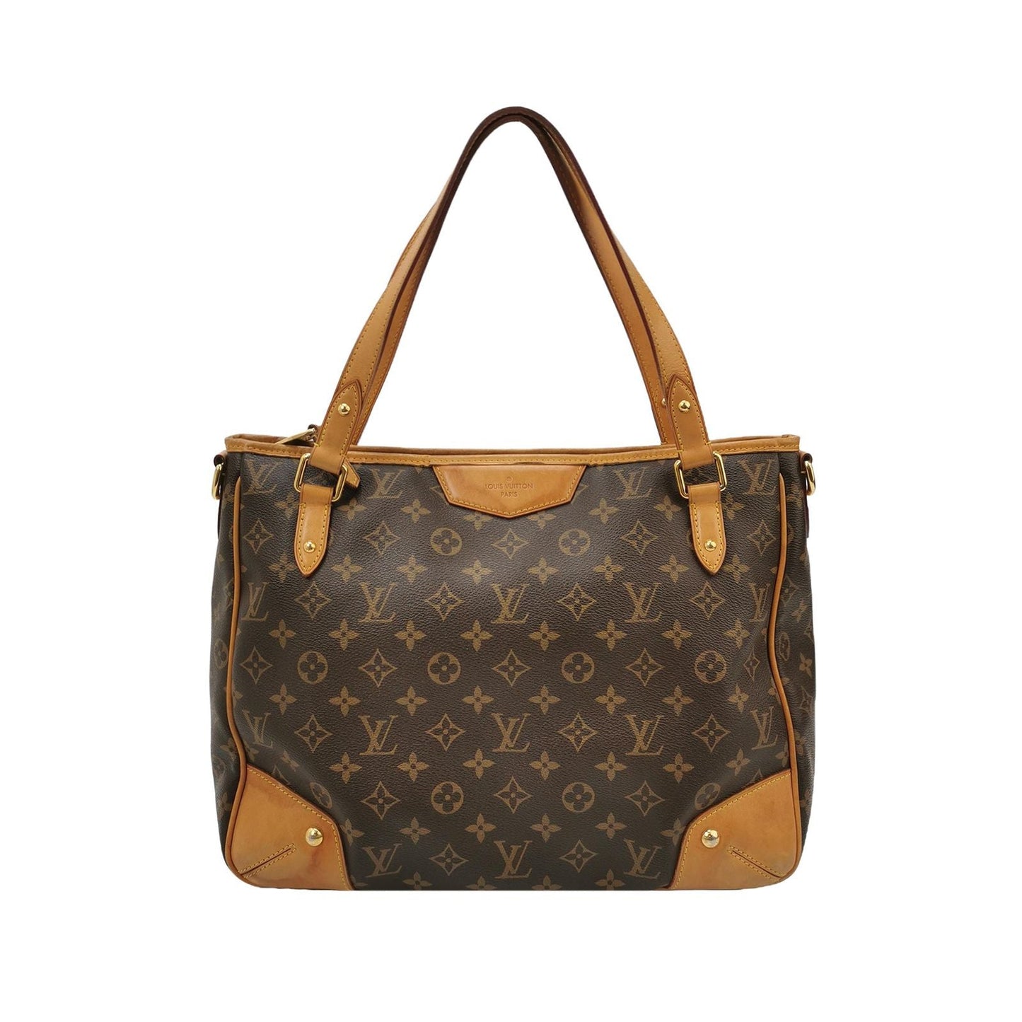 Preloved GLM-Estrela Monogram Print Shoulder Bag 037850800394