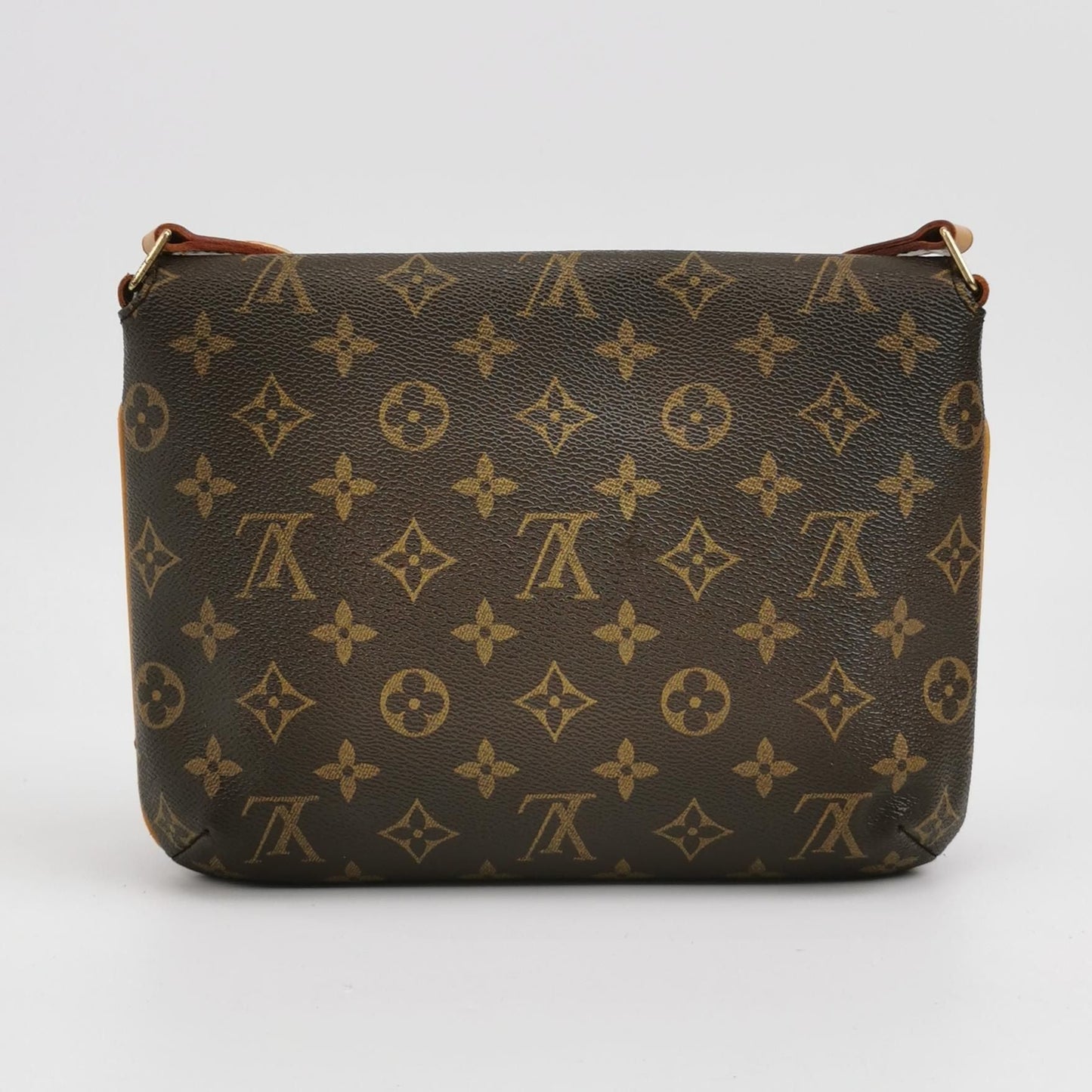 Preloved GLM-Musette Wangfei Bag Monogram Print Flap Shoulder Bag 250303781088686