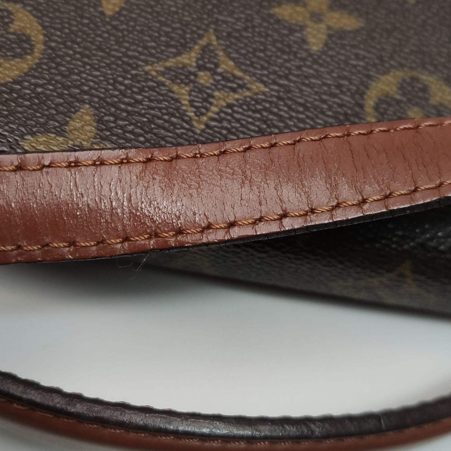 Preloved GLM-Monceau Small Monogram S-lock Lock  Crossbody Shoulder Bag 250214781062519
