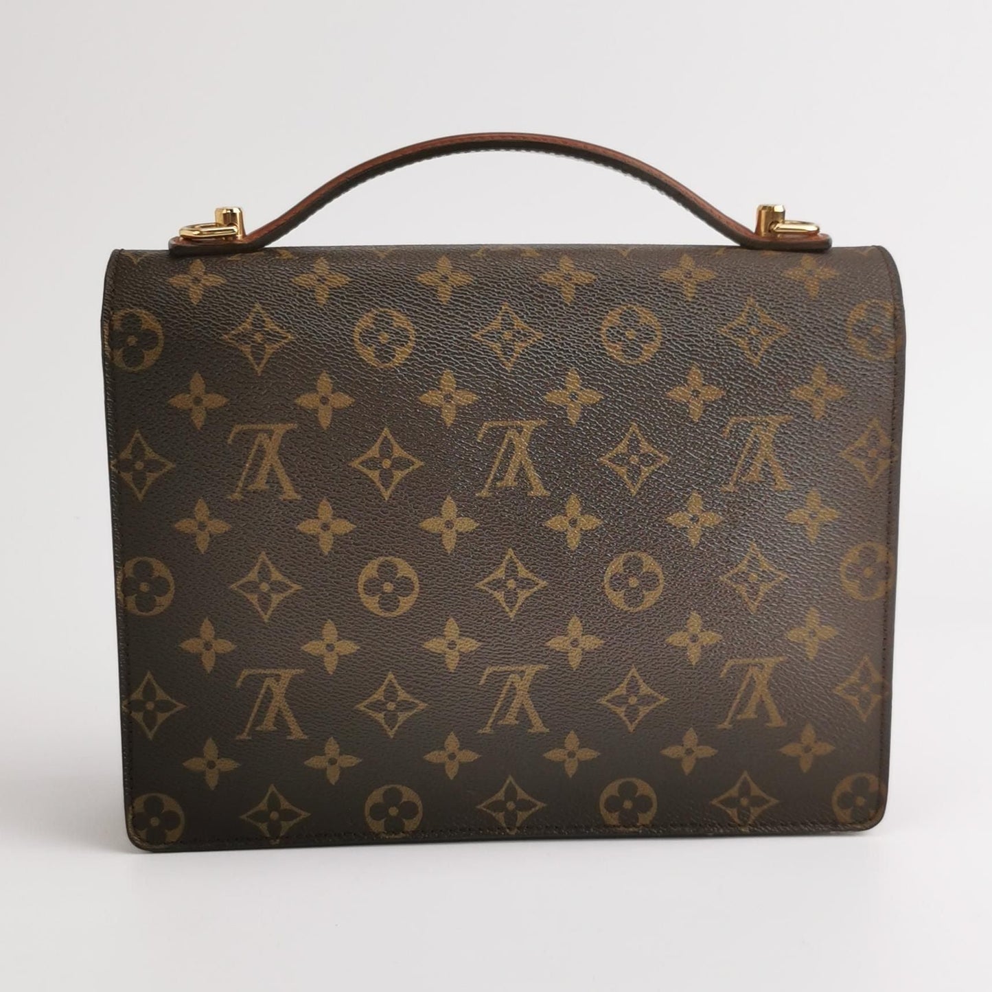 Preloved GLM-Monceau Small Monogram S-lock Lock  Crossbody Shoulder Bag 250214781062519