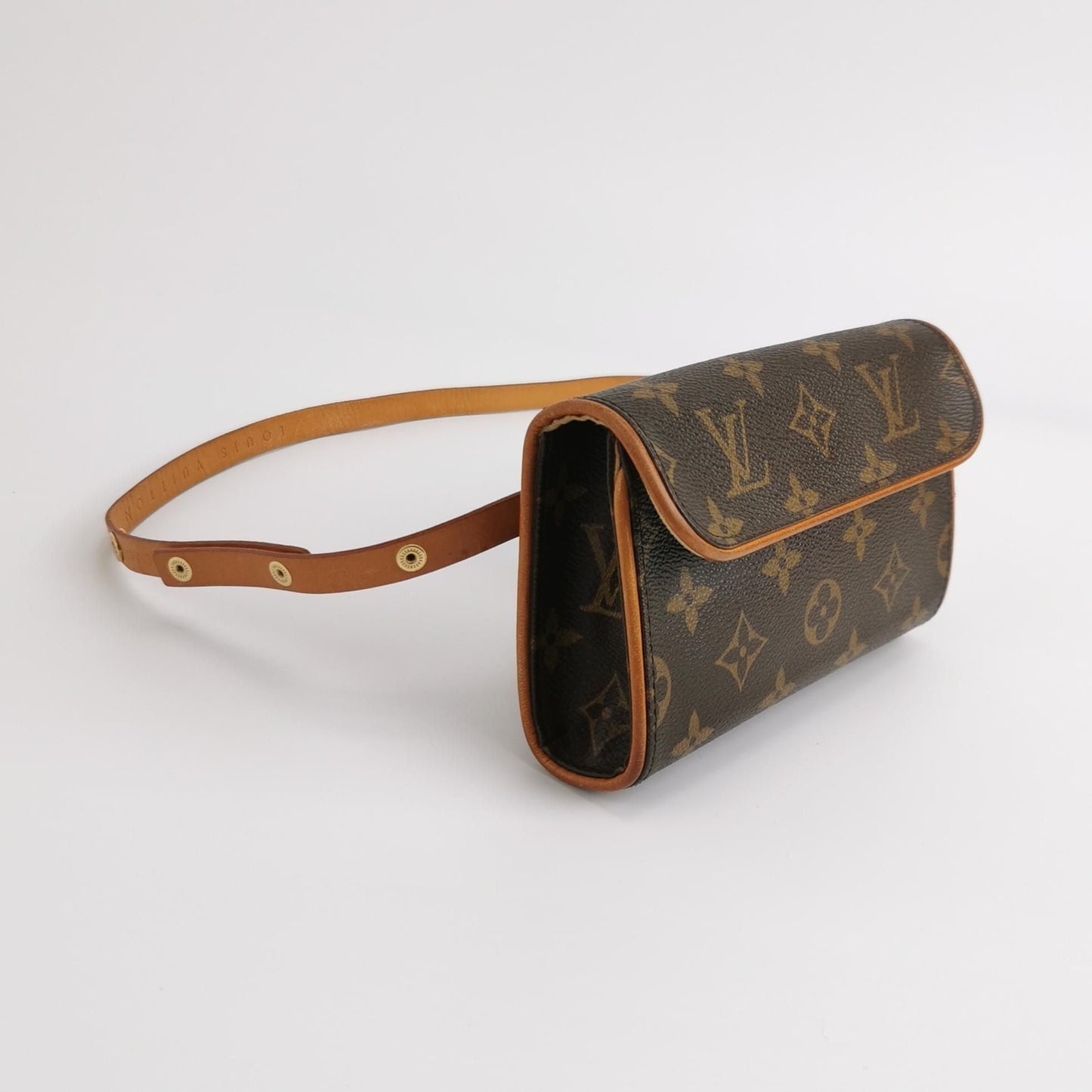 Preloved GLM-Florentine Monogram Print Waist Bag Chest Bag 250212781059885