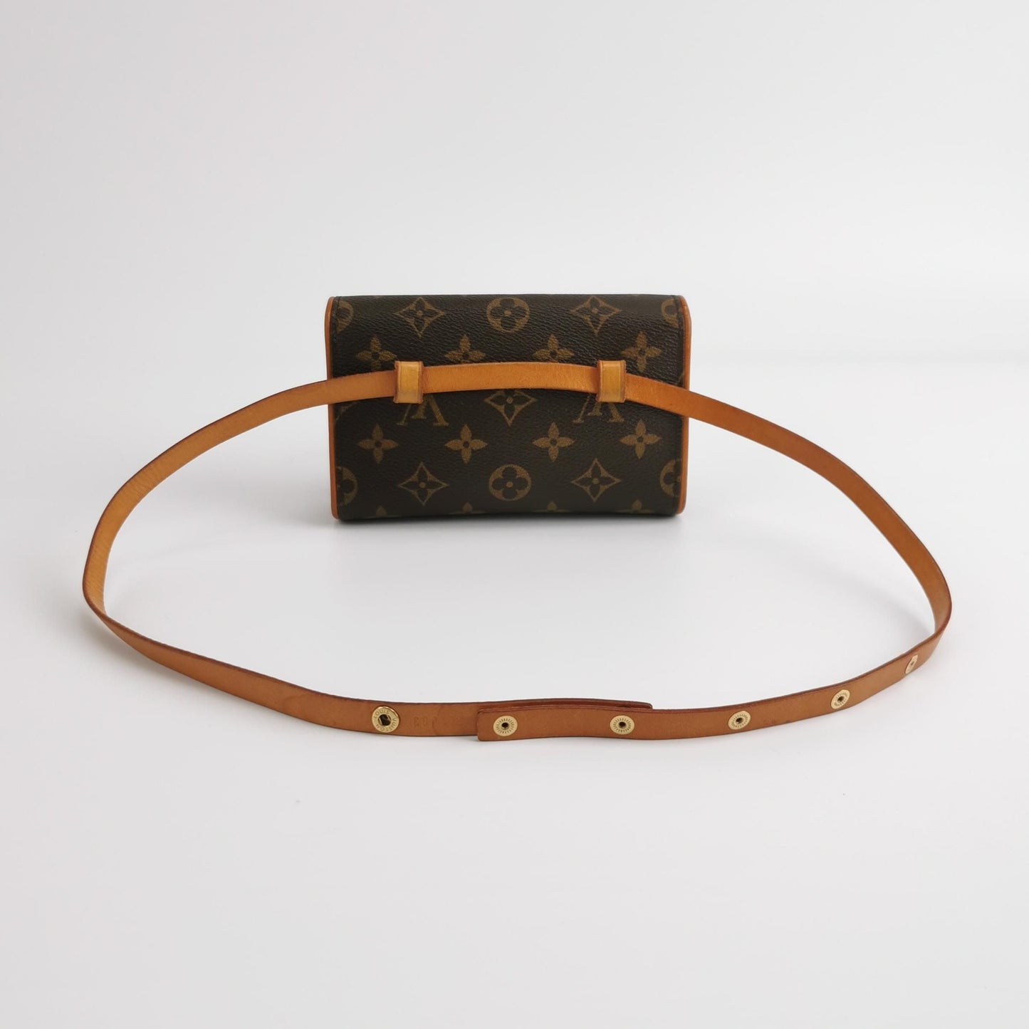 Preloved GLM-Florentine Monogram Print Waist Bag Chest Bag 250212781059885