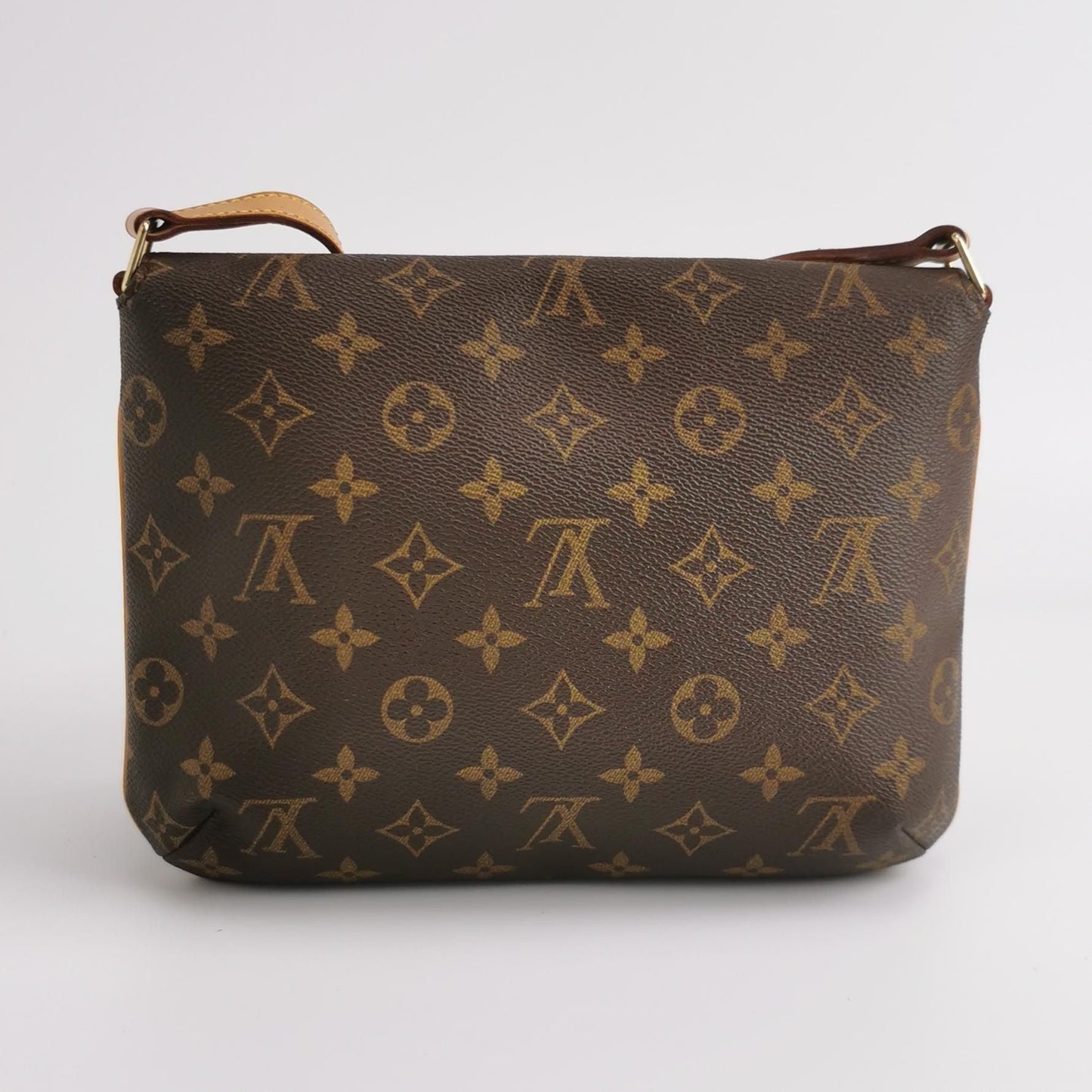 Preloved GLM-Musette Wangfei Bag Monogram Print Flap Shoulder Bag 250212781059864