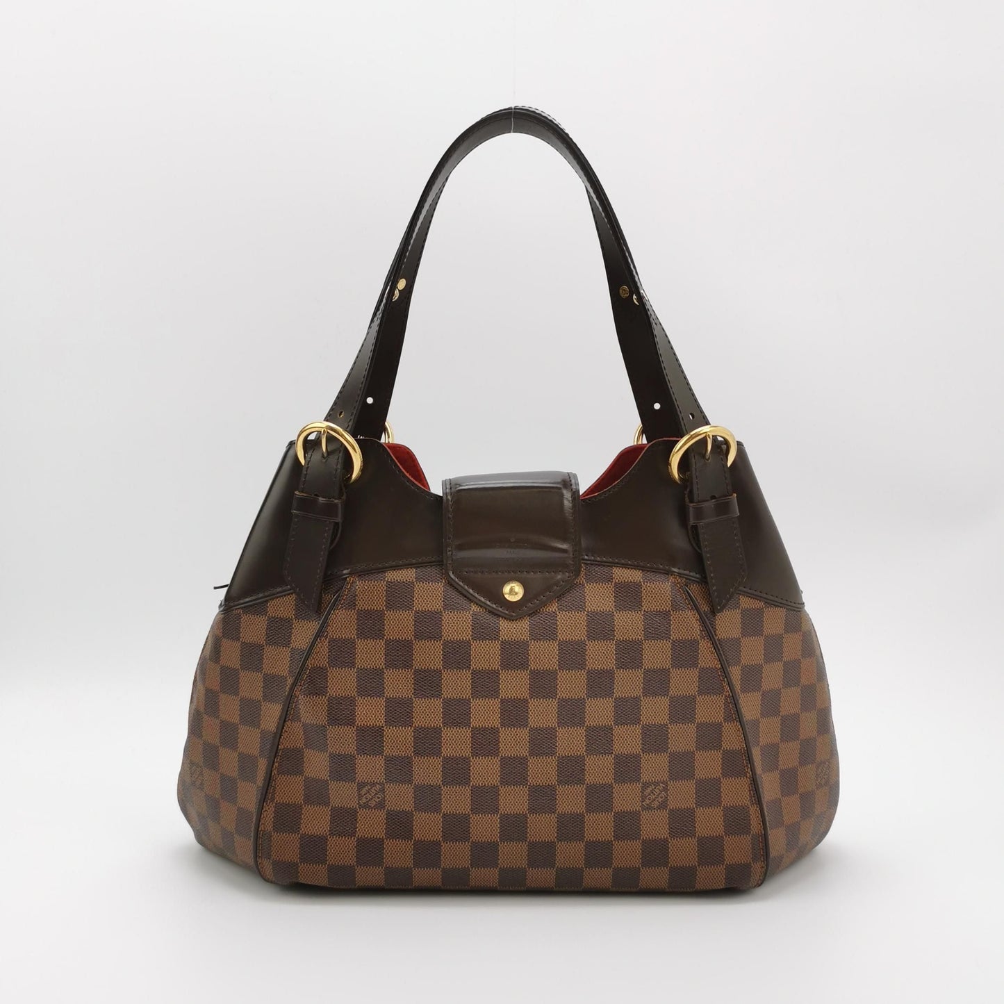 Preloved GLM-Sistina Large Checkerboard Push Lock Shoulder Bag 250210781057498