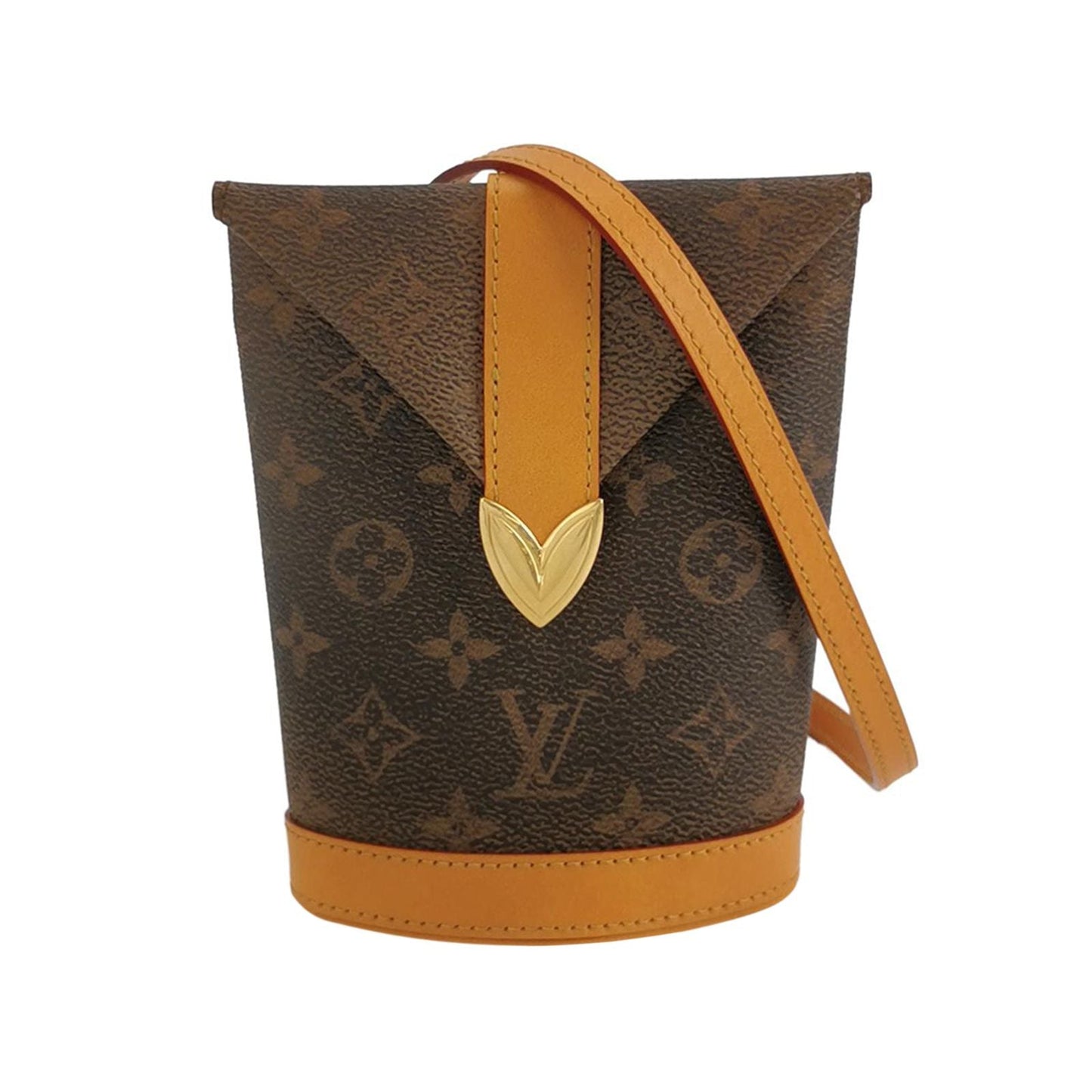 Preloved GLM-Envelope Pouch Monogram Crossbody Bag with Chip 250413781146566