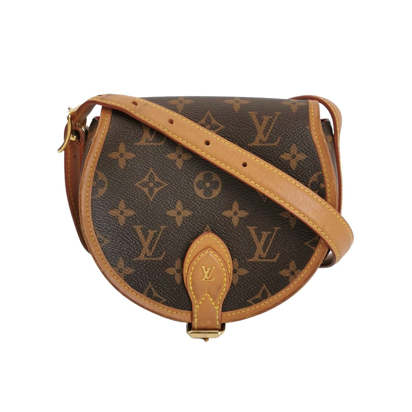 Preloved GLM-Tambourin Small Monogram Buckle Crossbody Bag 250528781211433