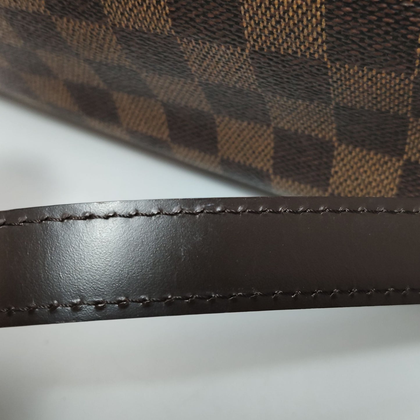 Preloved GLM-Speedy 30 Damier Ebene Boston Crossbody Bag 250526781208830