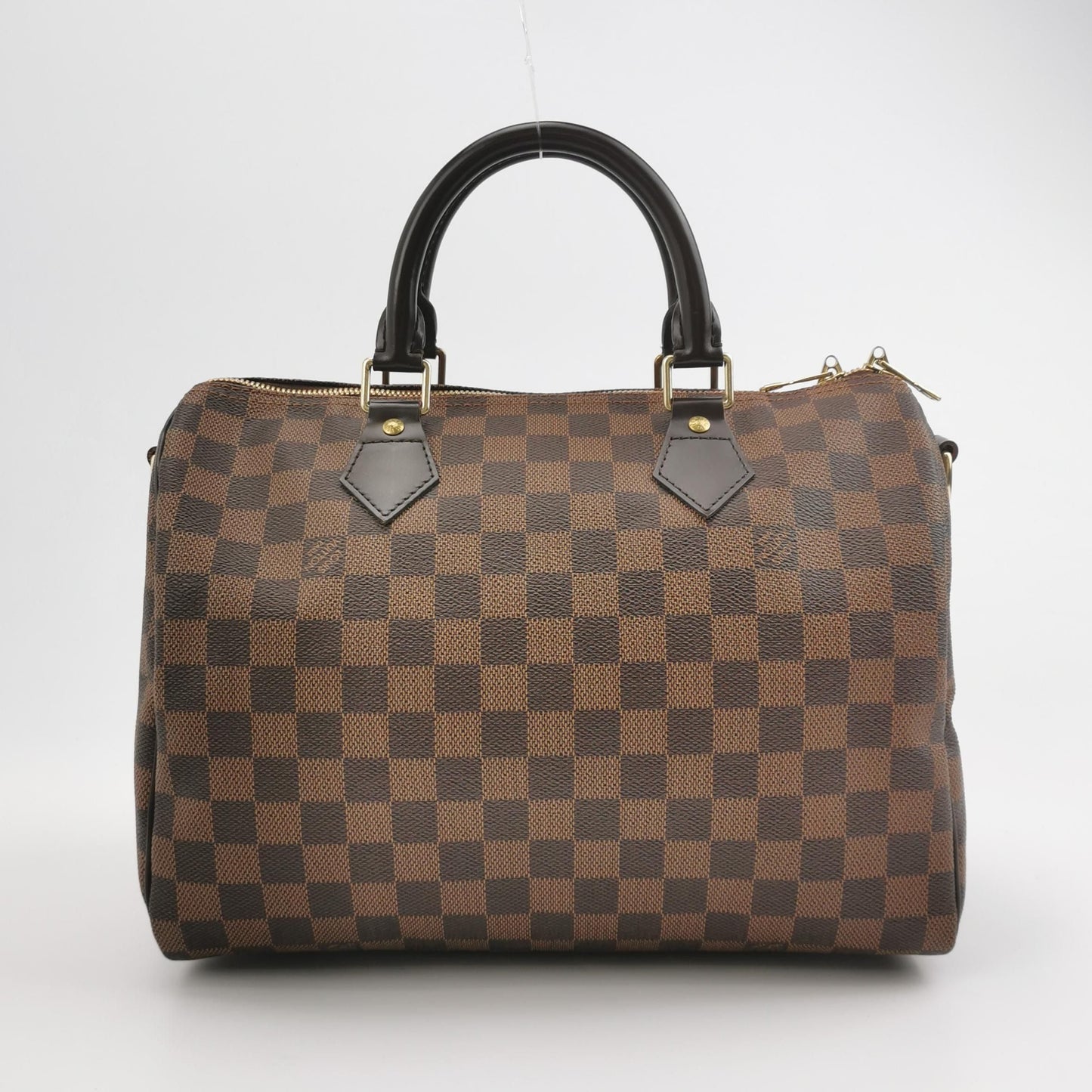 Preloved GLM-Speedy 30 Damier Ebene Boston Crossbody Bag 250526781208830
