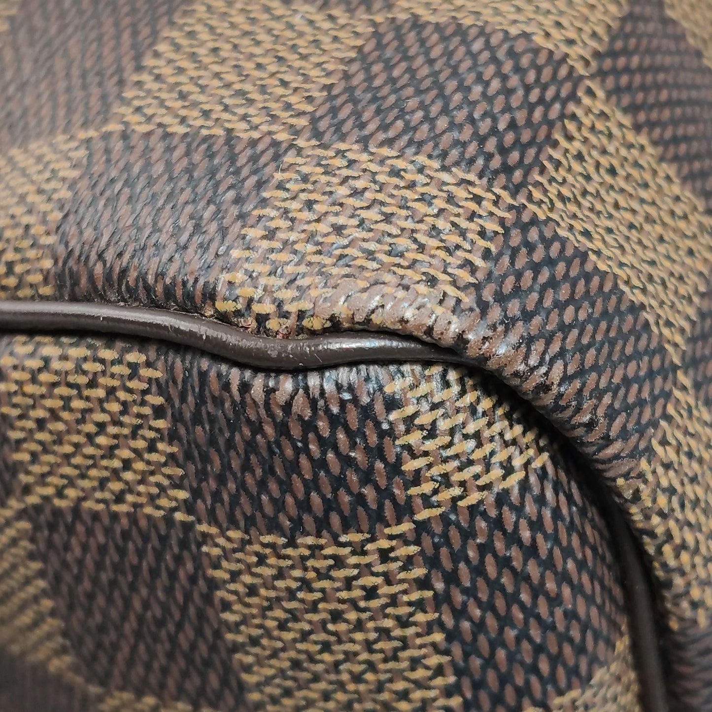 Preloved GLM-Speedy 30 Damier Ebene Boston Crossbody Bag 250526781208830