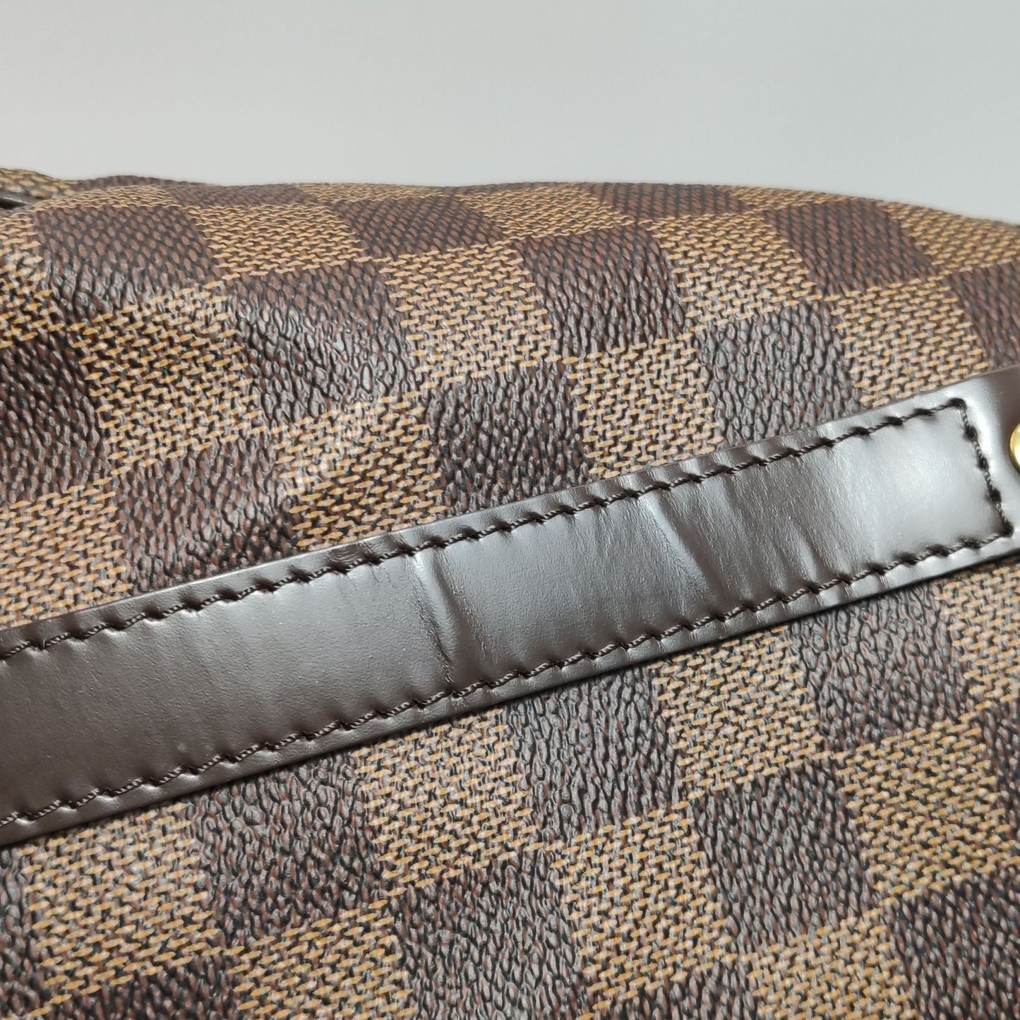 Preloved GLM-Speedy 30 Damier Ebene Boston Crossbody Bag 250526781208830