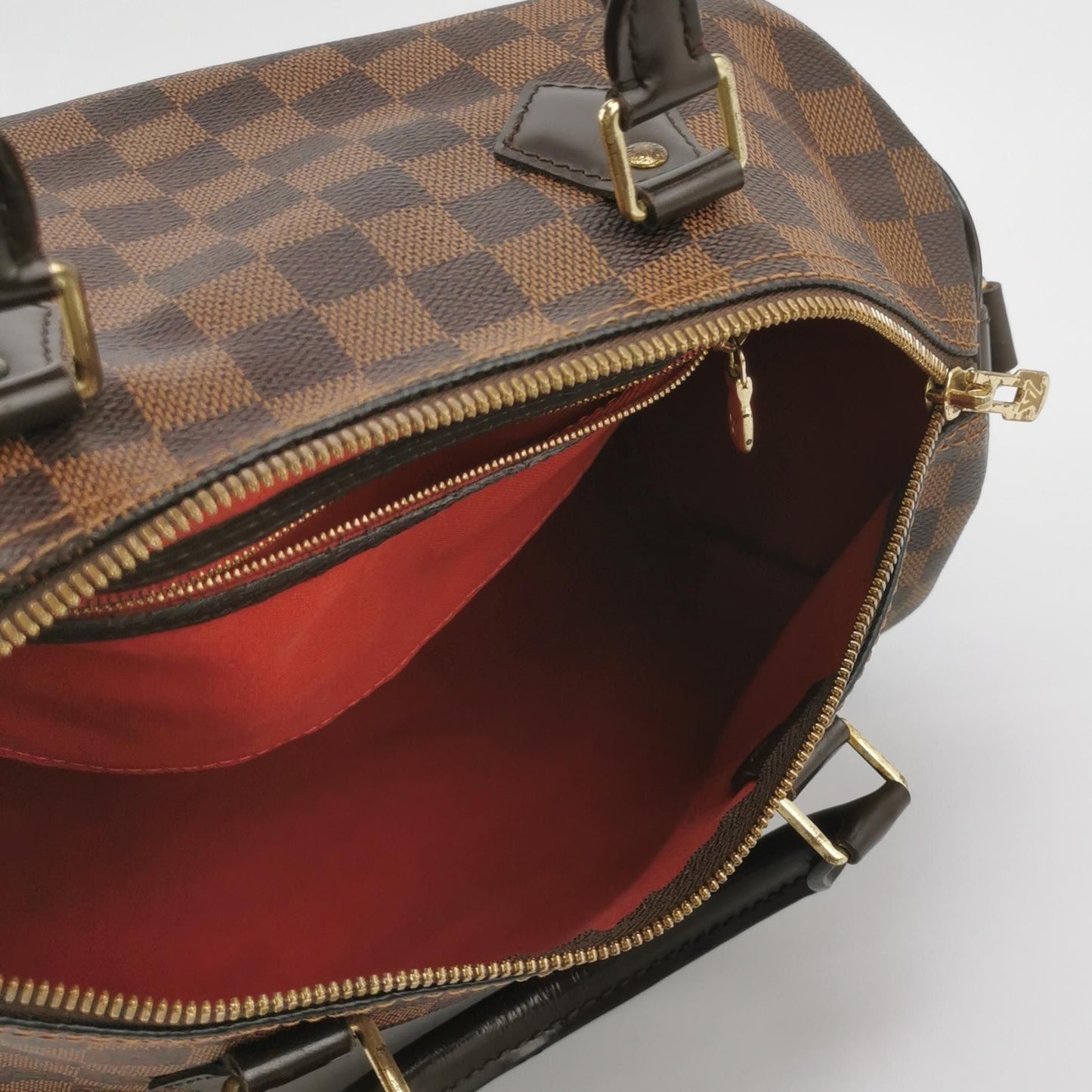 Preloved GLM-Speedy 30 Damier Ebene Crossbody Bag 250524781206451