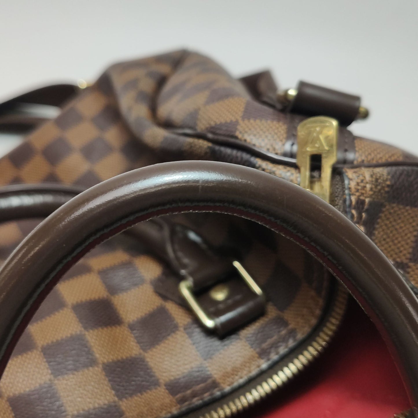 Preloved GLM-Speedy 30 Damier Ebene Crossbody Bag 250524781206451