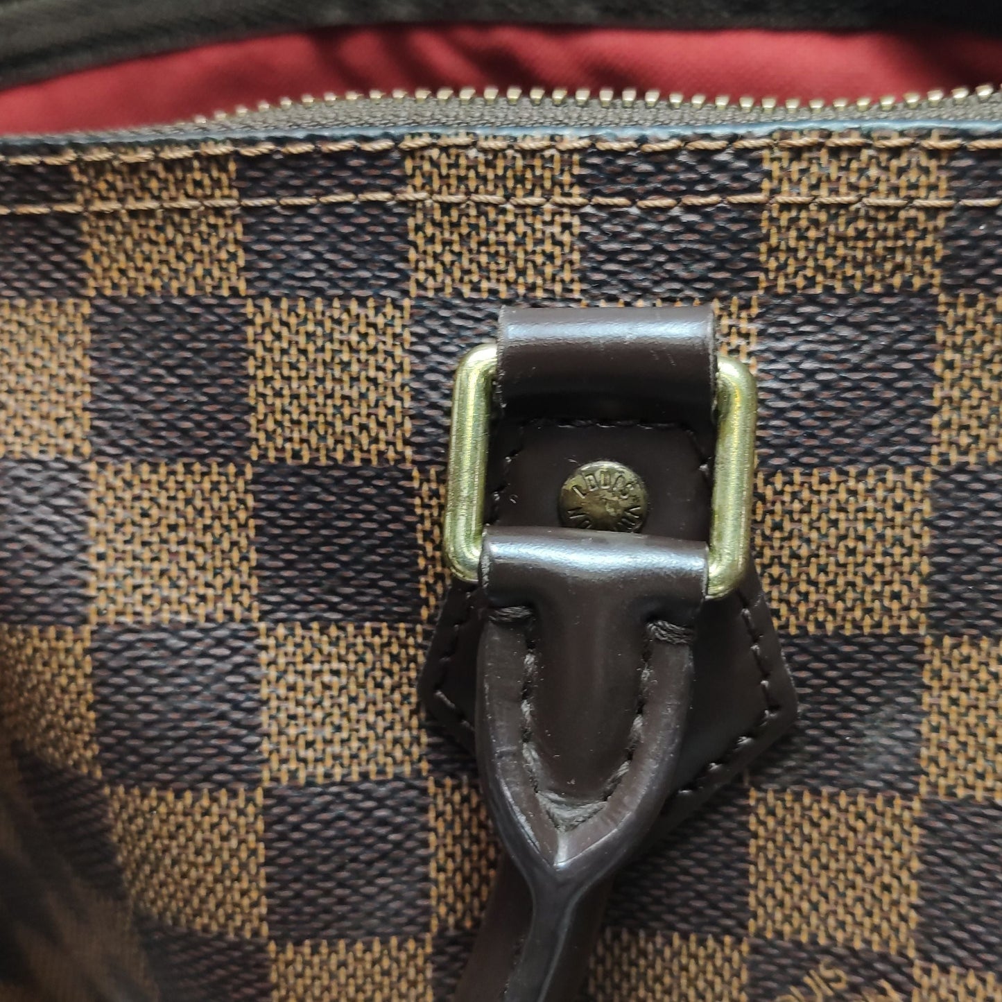 Preloved GLM-Speedy 30 Damier Ebene Crossbody Bag 250524781206451