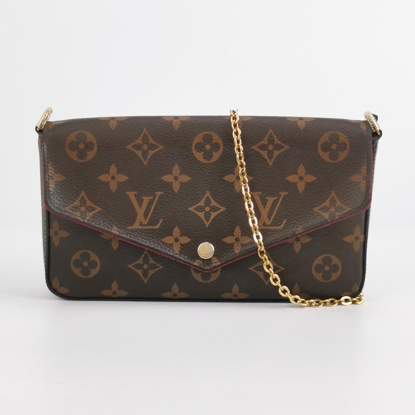 Preloved GLM-Pochette FÃƒÂ©licie Trio Small Monogram Print Snap Closure Mother and Daughter Crossbody Bag 250520781200624