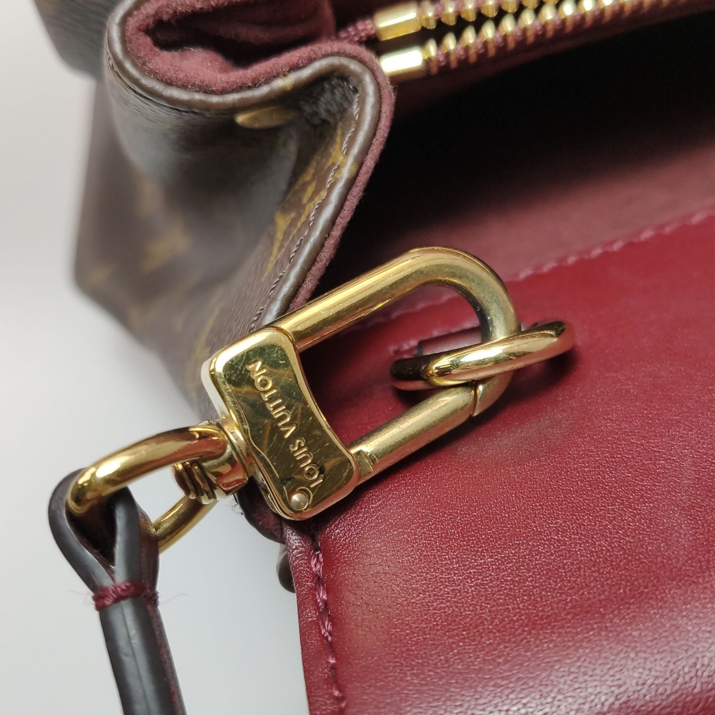 Preloved GLM-Venus Leather Monogram Reversible Flap Shoulder Bag Crossbody Bag 250523781204894