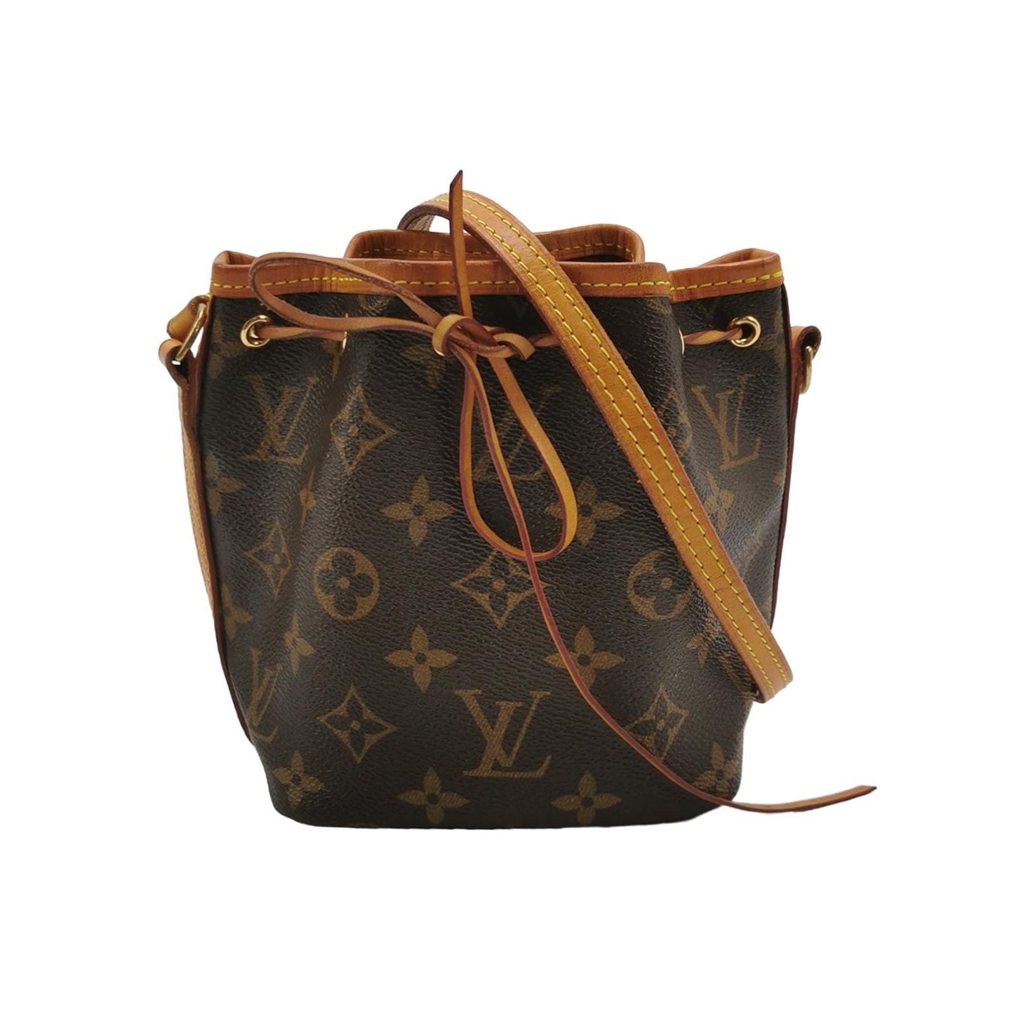 Preloved GLM-NOE Nano Monogram Drawstring Crossbody Bag 250522781203521