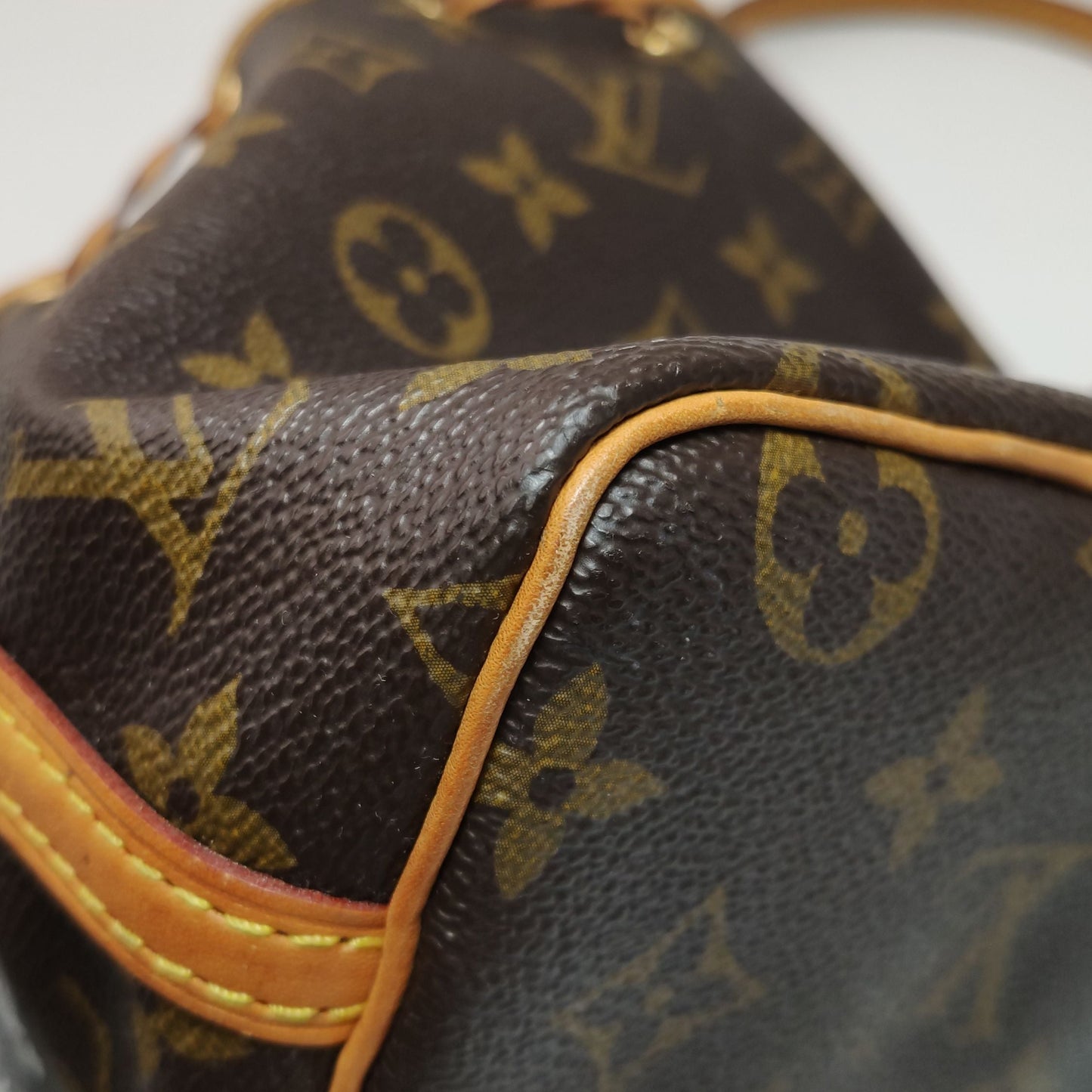 Preloved GLM-NOE Nano Monogram Drawstring Crossbody Bag 250522781203521