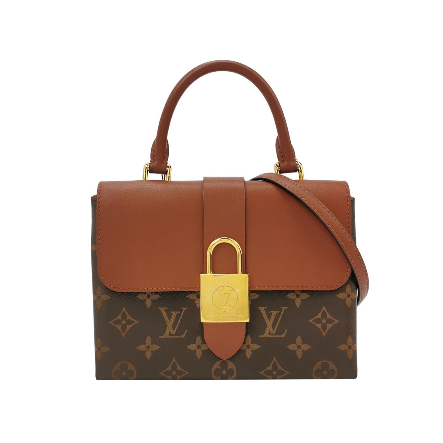 Preloved GLM-Locky BB Leather Monogram Lock Crossbody Bag 250519781199148