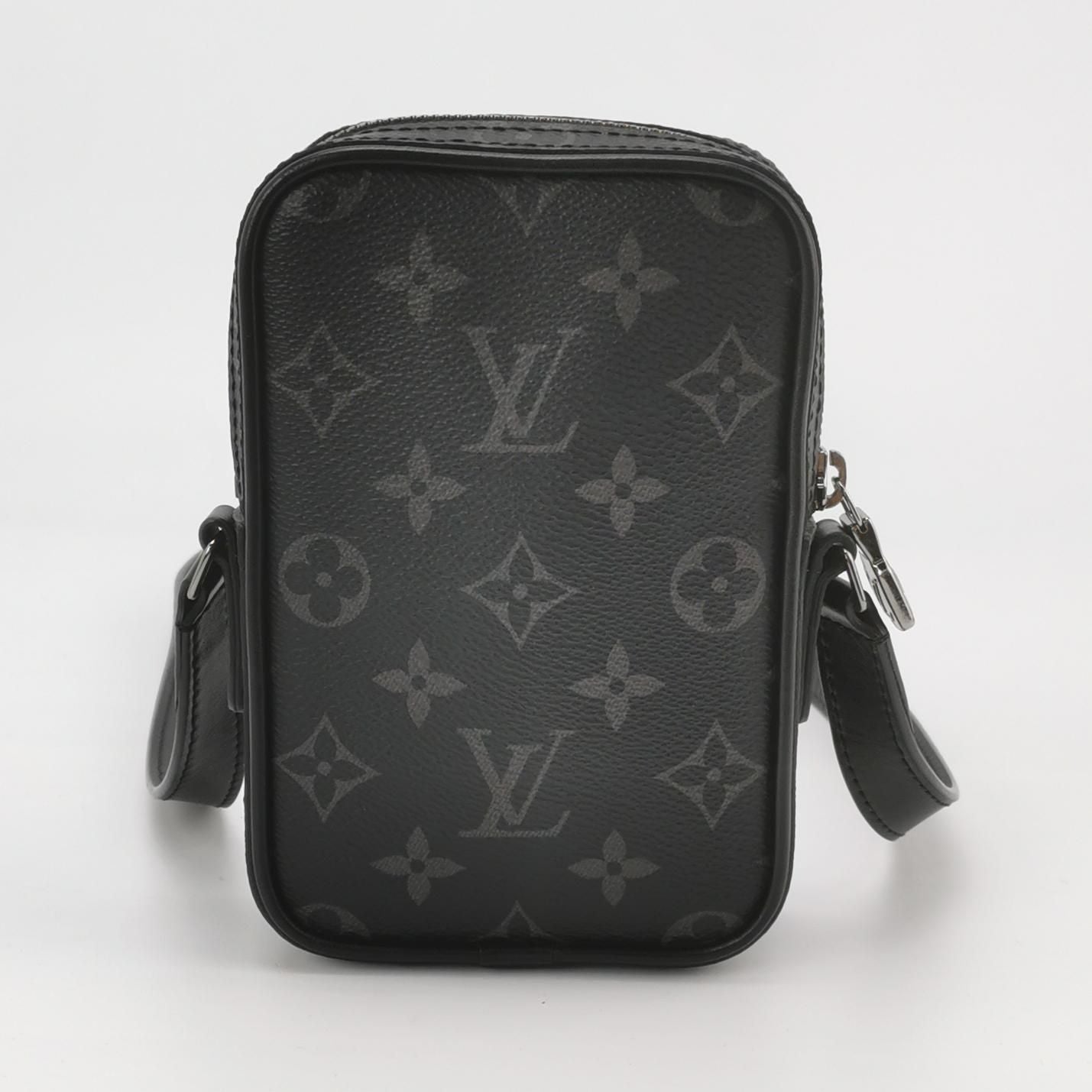 Preloved GLM-Danube Camera Bag Monogram Print Zip Crossbody Bag with Chip 250519781198540