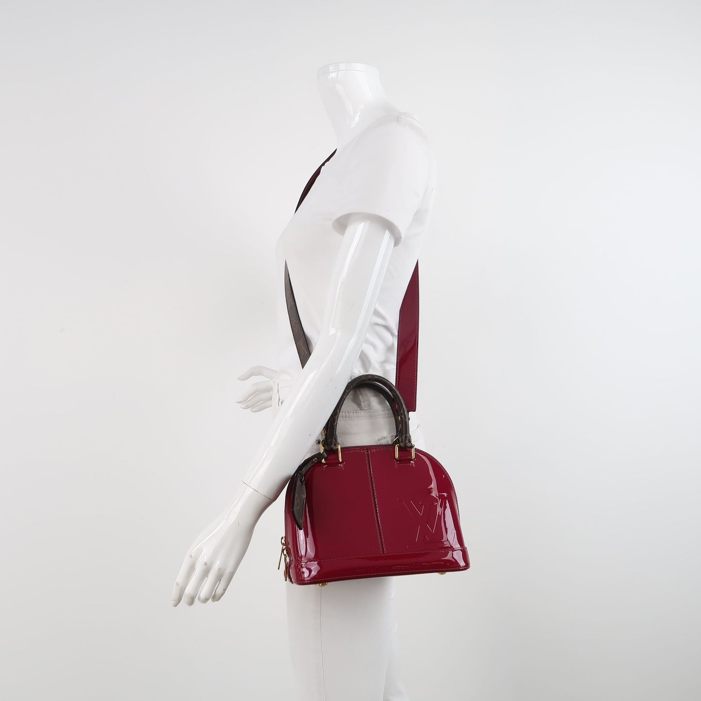 Preloved GLM-Alma BB Patent Leather Crossbody Bag 250518781197704