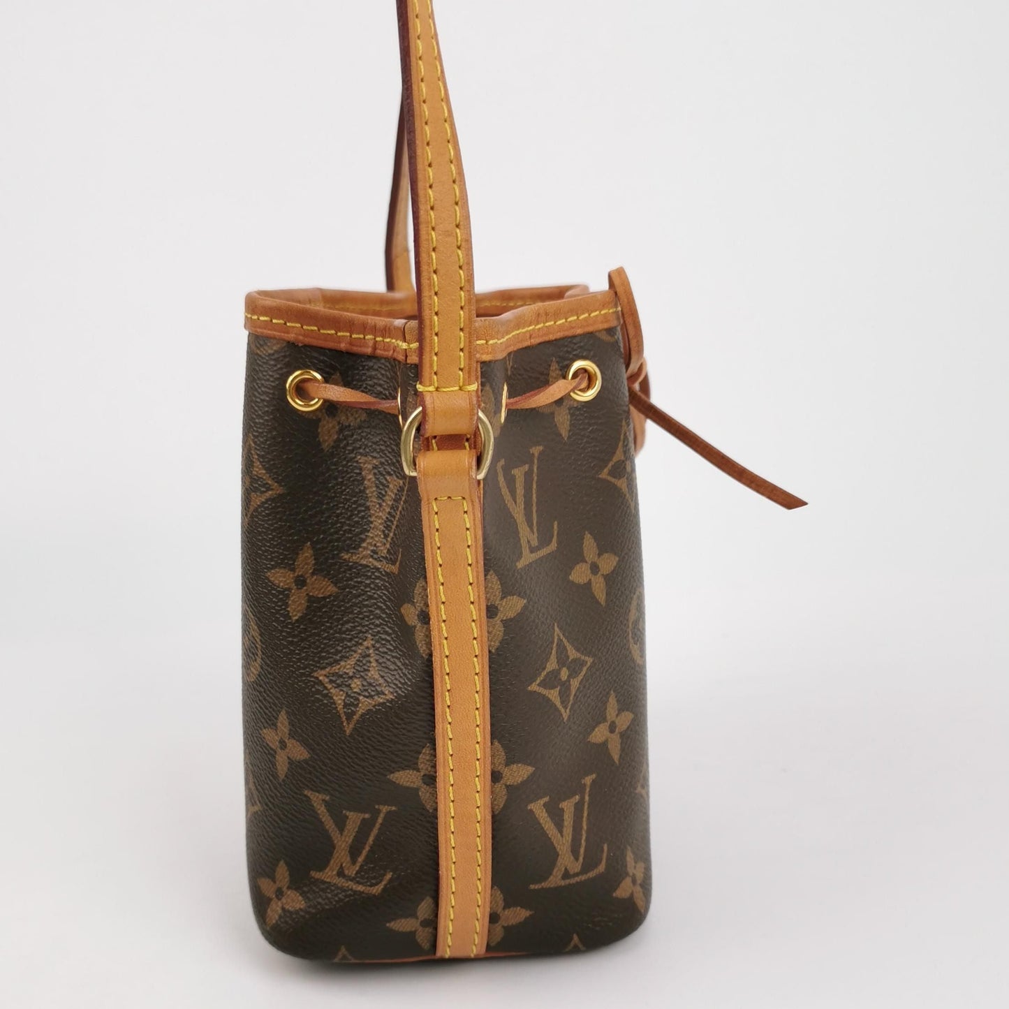 Preloved GLM-NOE Nano Monogram Drawstring Crossbody Bag 250518781197788