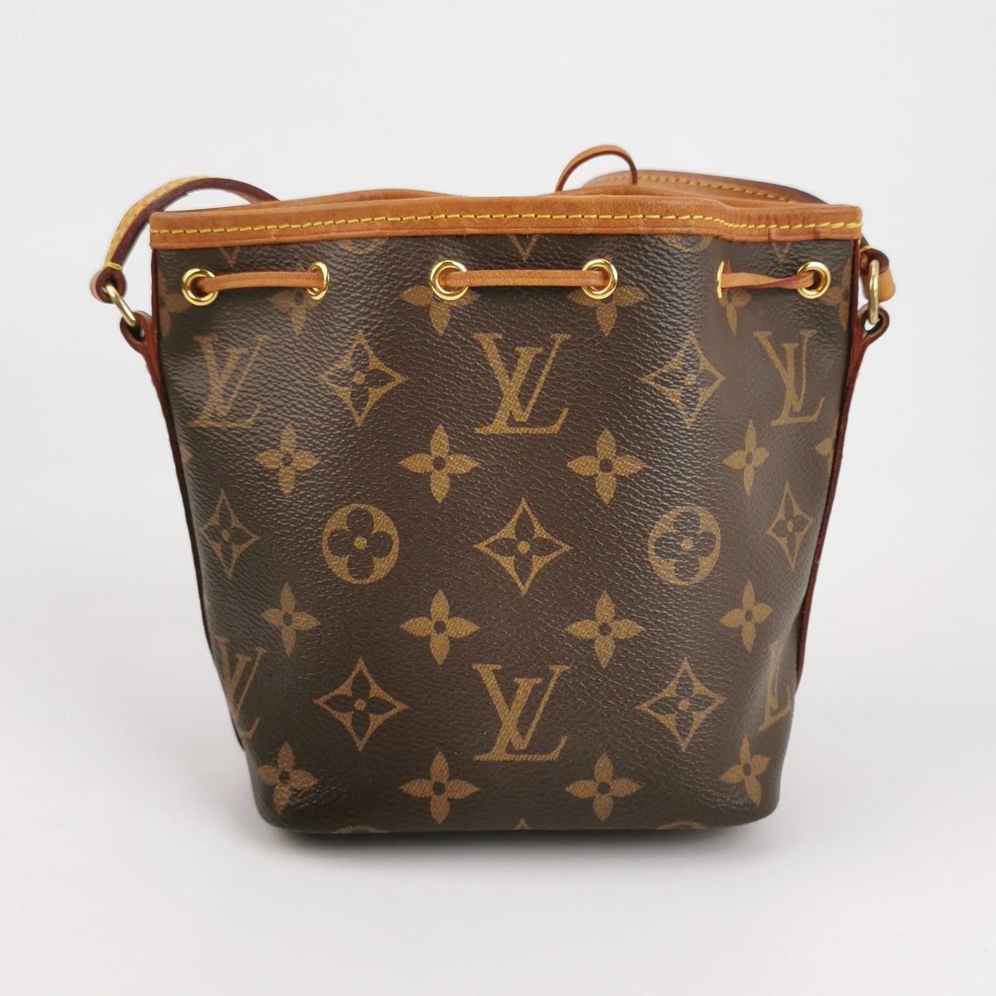 Preloved GLM-NOE Nano Monogram Drawstring Crossbody Bag 250518781197788