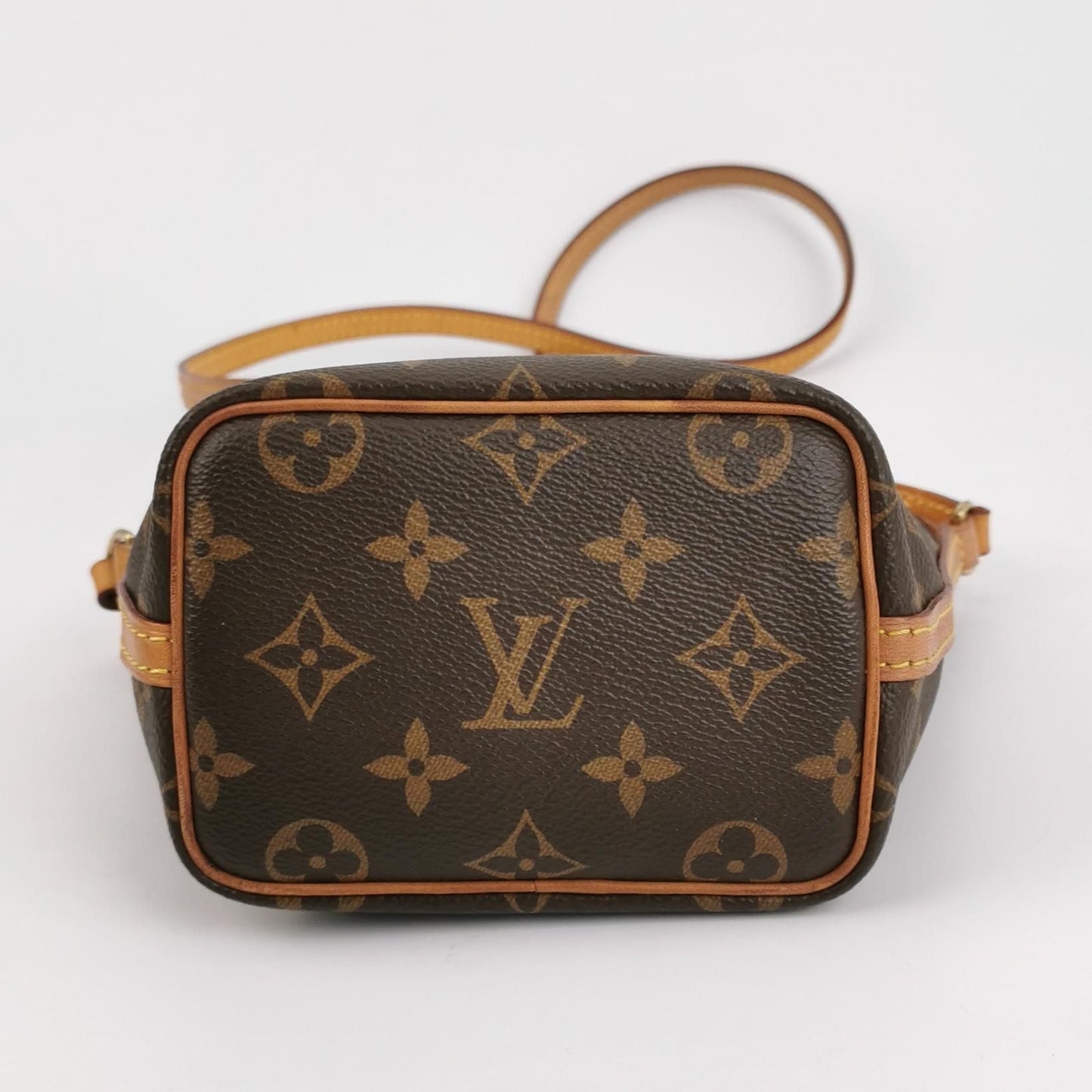 Preloved GLM-NOE Nano Monogram Drawstring Crossbody Bag 250518781197788