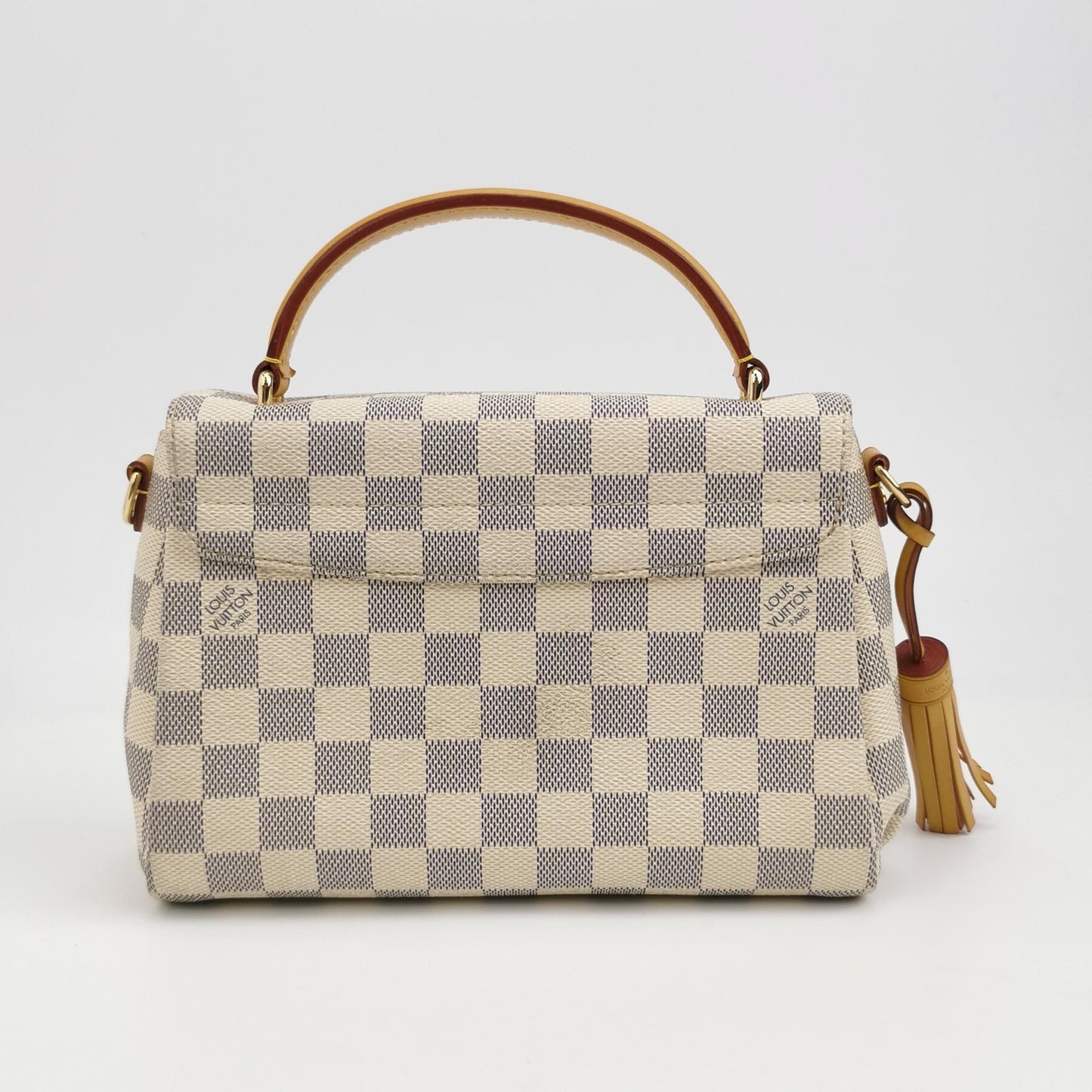 Preloved GLM-Croisette Checkered Tassel S-lock Crossbody Bag 250518781196944
