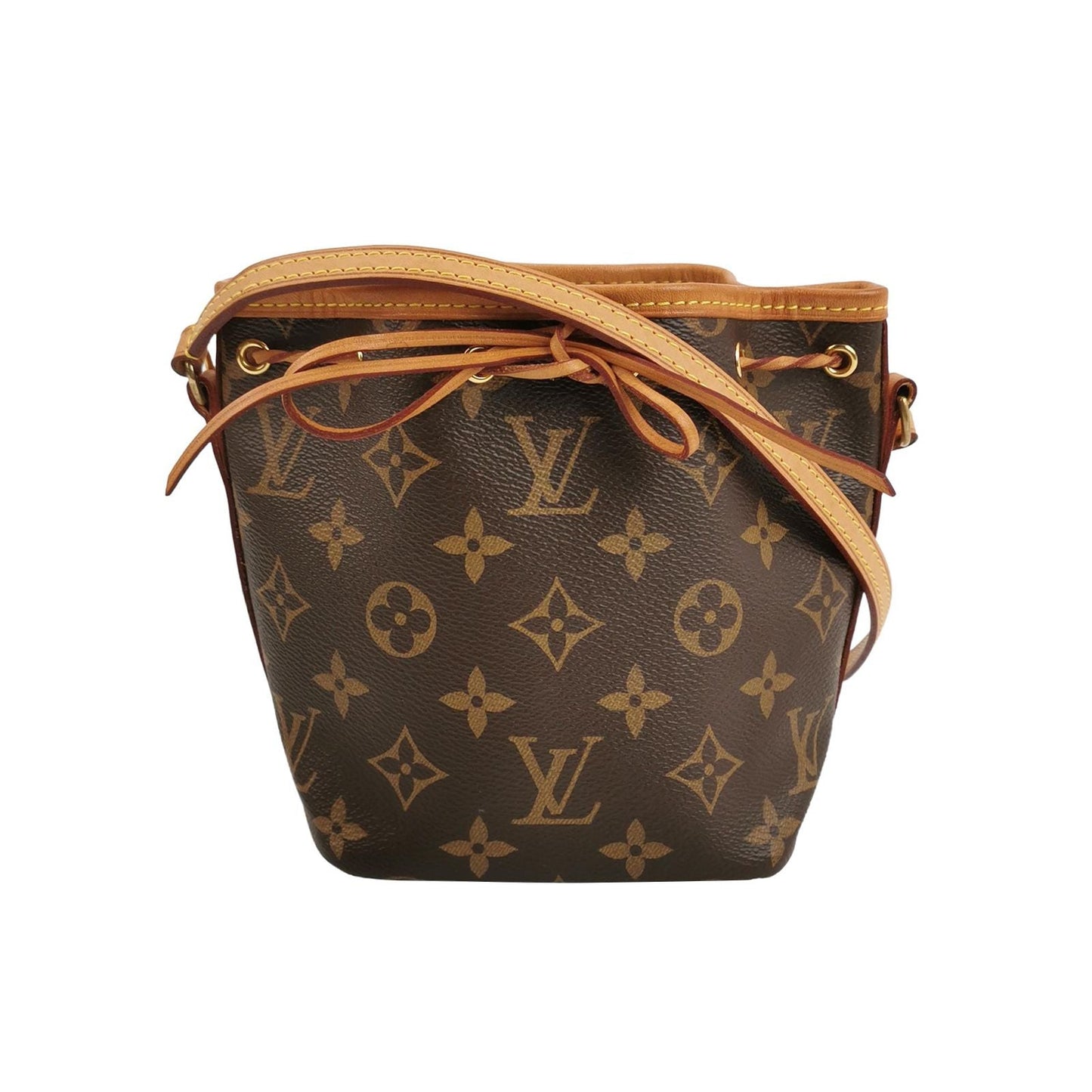 Preloved GLM-NOE Nano Monogram Drawstring Crossbody Bag with Chip 250518781197792