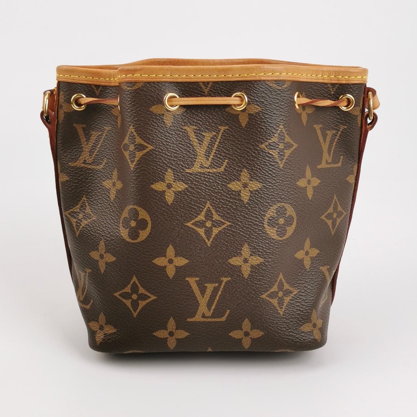 Preloved GLM-NOE Nano Monogram Drawstring Crossbody Bag with Chip 250518781197792