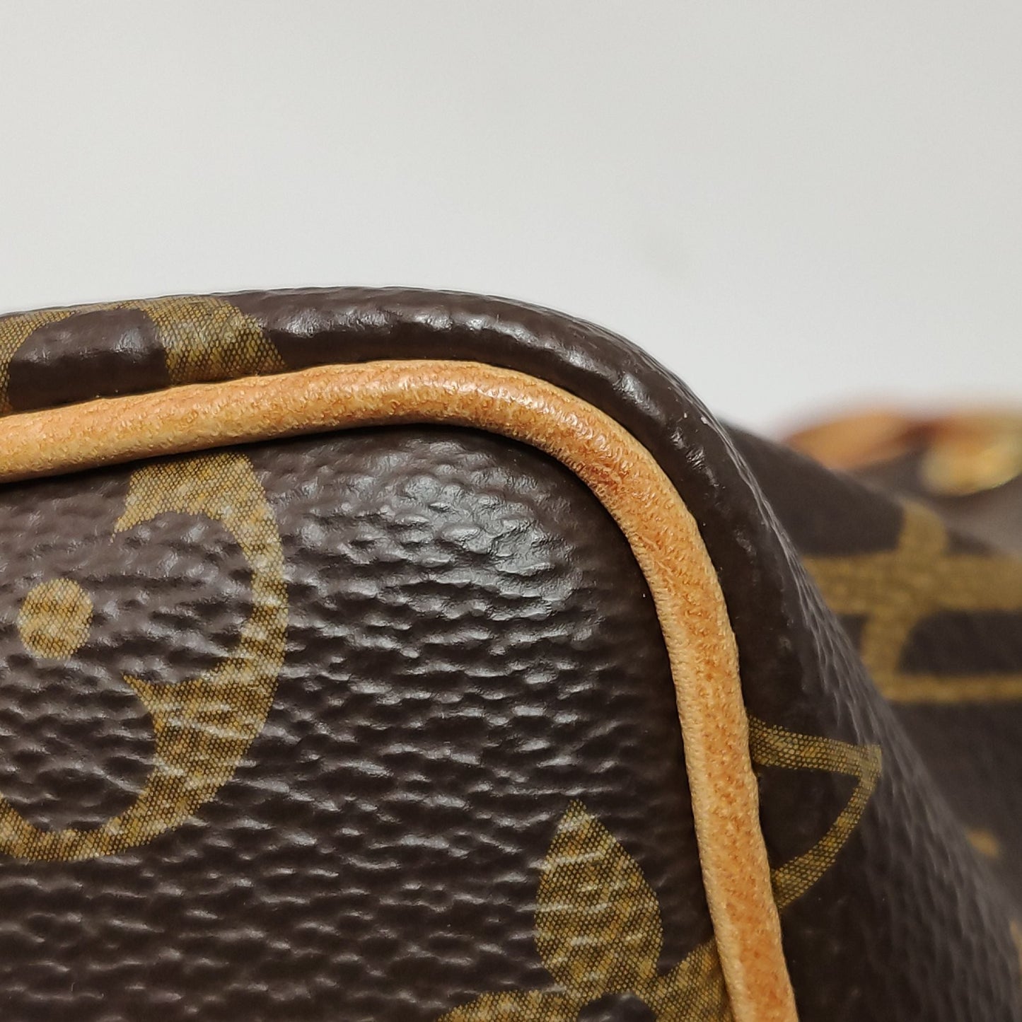 Preloved GLM-NOE Nano Monogram Drawstring Crossbody Bag with Chip 250518781197792