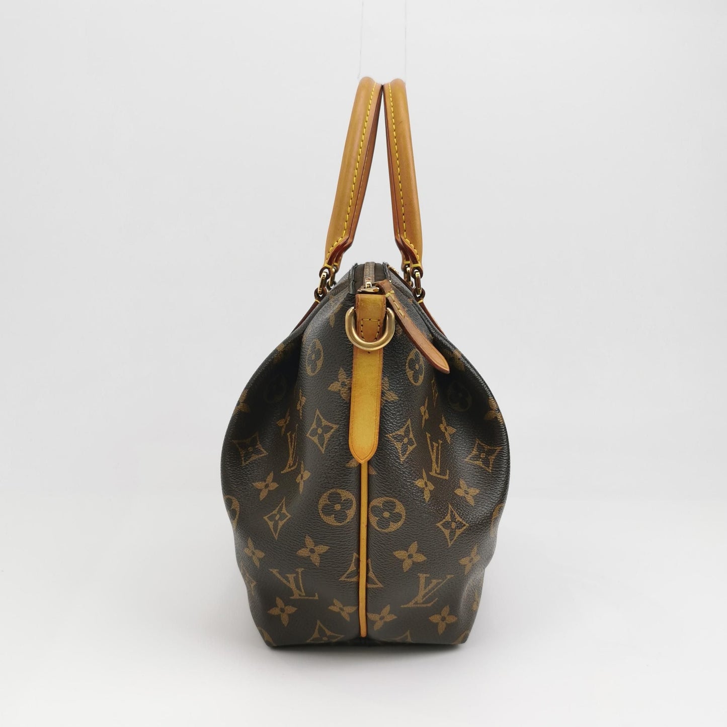 Preloved GLM-Turenne Small Monogram Canvas Pleated Crossbody Bag 250516781195156