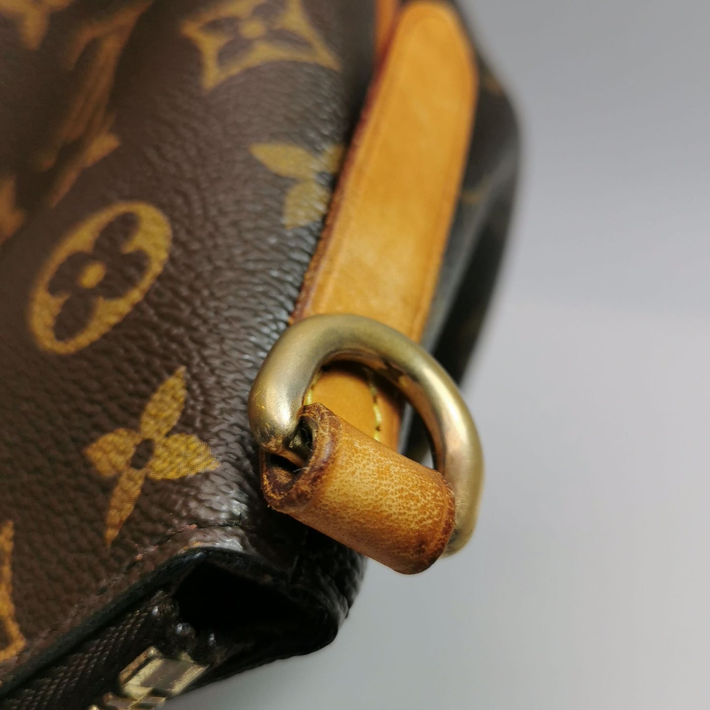 Preloved GLM-Turenne Small Monogram Canvas Pleated Crossbody Bag 250516781195156