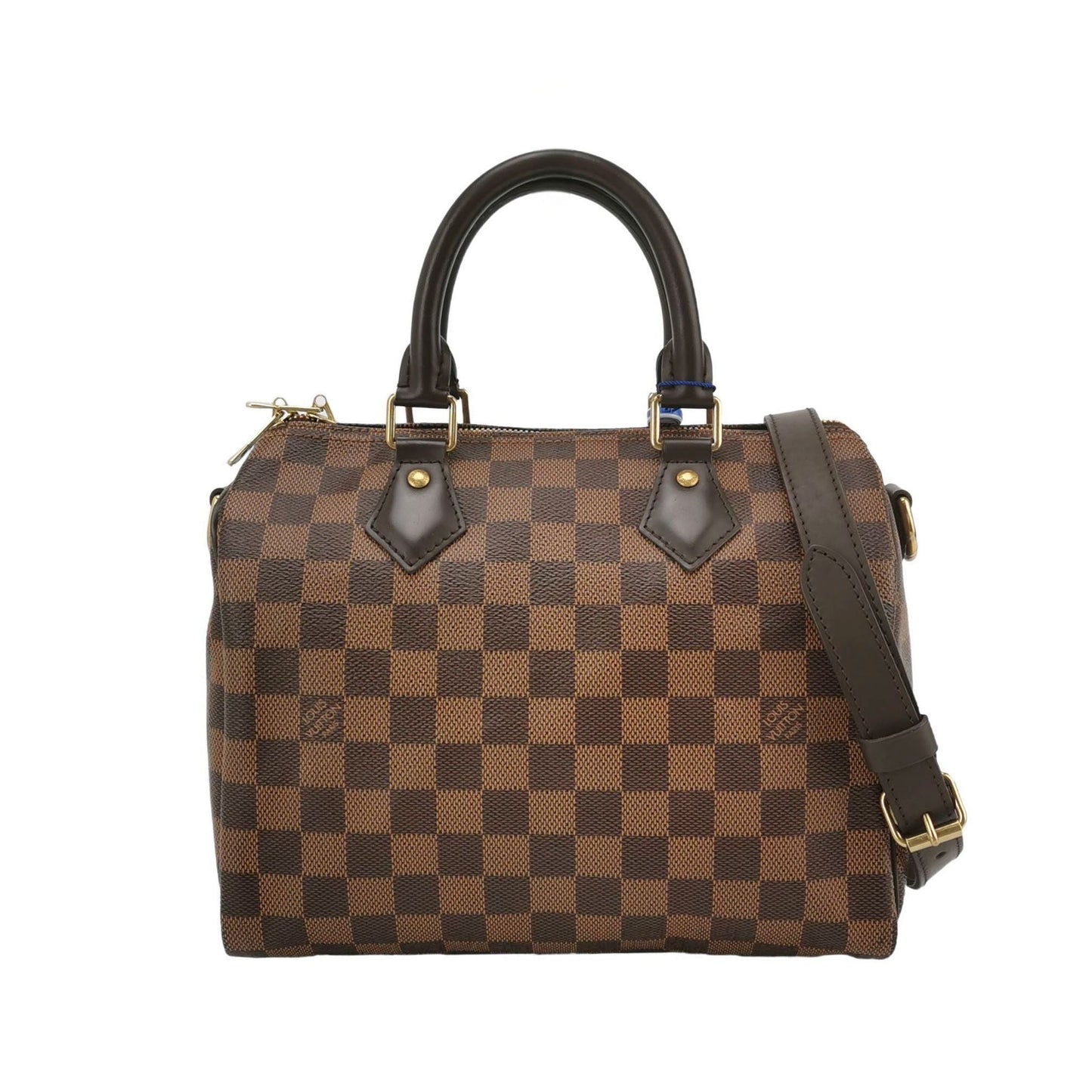 Preloved GLM-Speedy 25 Damier Ebene Boston Crossbody Bag 250515781194079