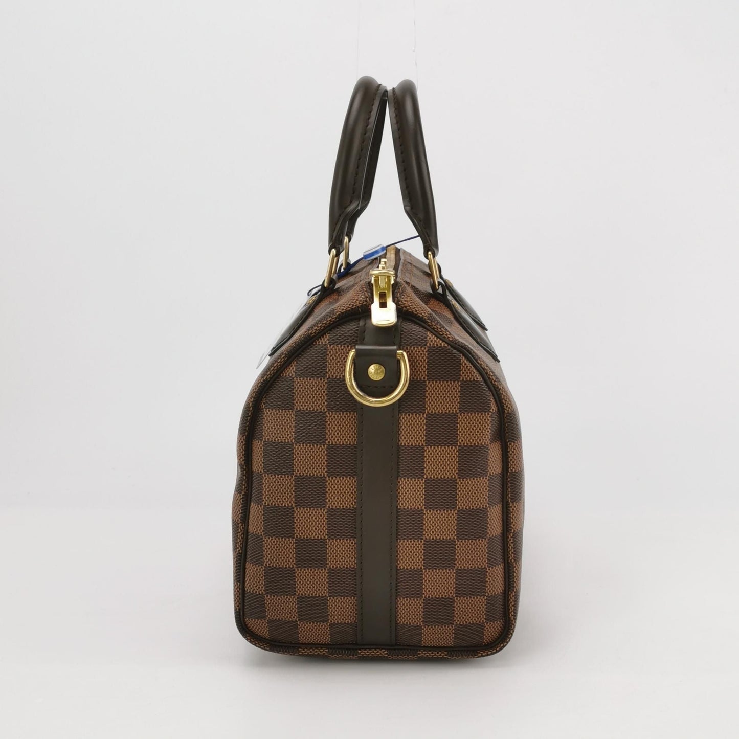 Preloved GLM-Speedy 25 Damier Ebene Boston Crossbody Bag 250515781194079