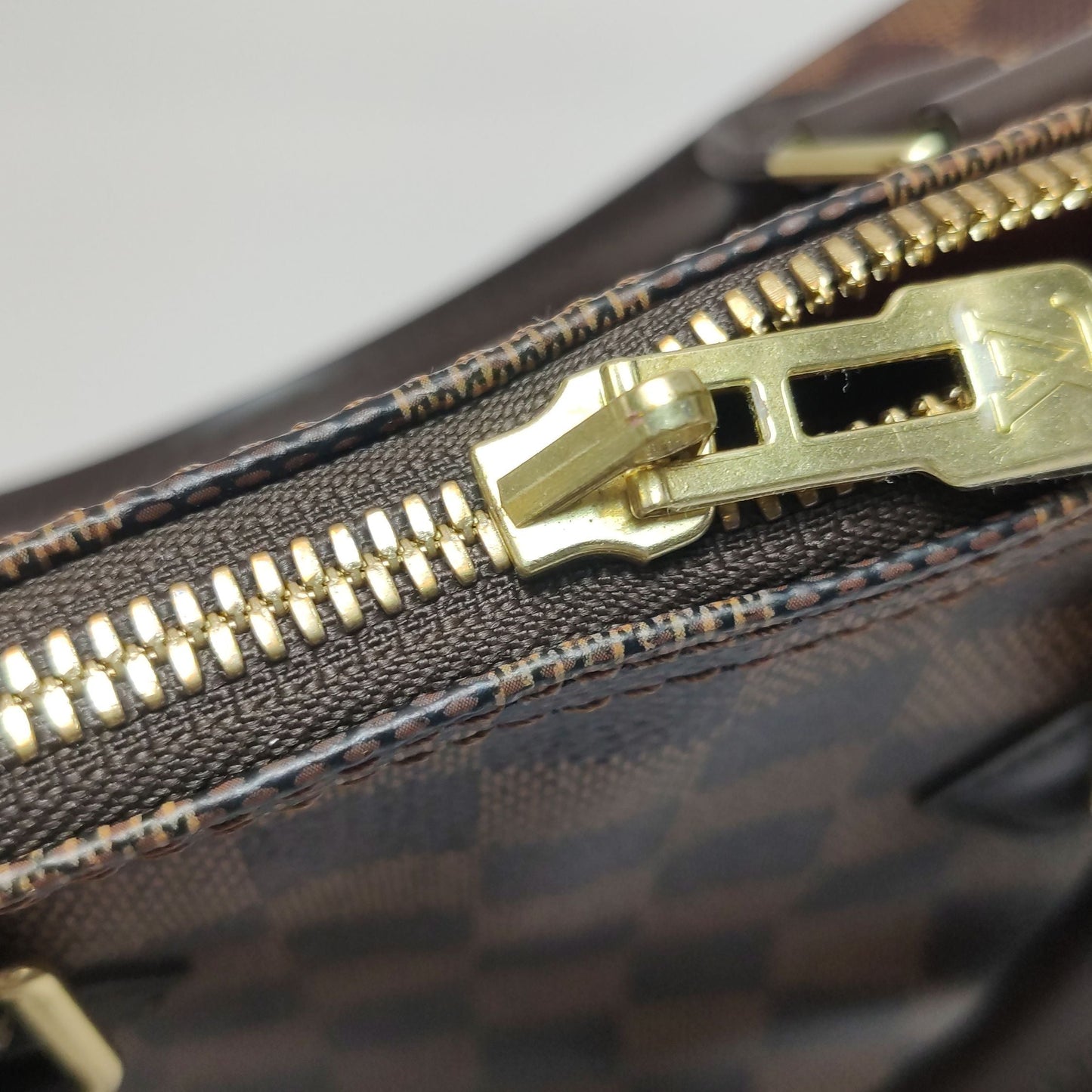 Preloved GLM-Speedy 25 Damier Ebene Boston Crossbody Bag 250515781194079