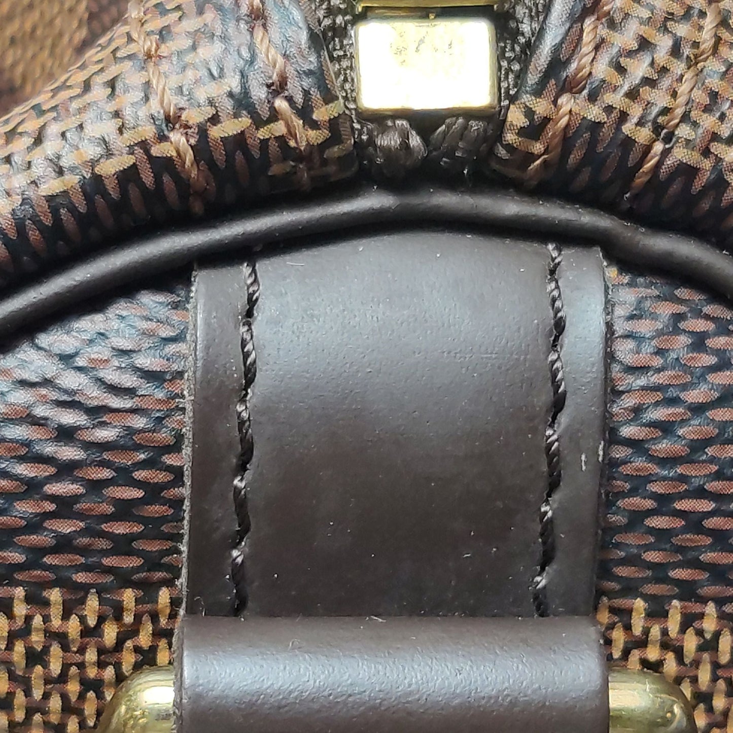 Preloved GLM-Speedy 25 Damier Ebene Boston Crossbody Bag 250515781194079
