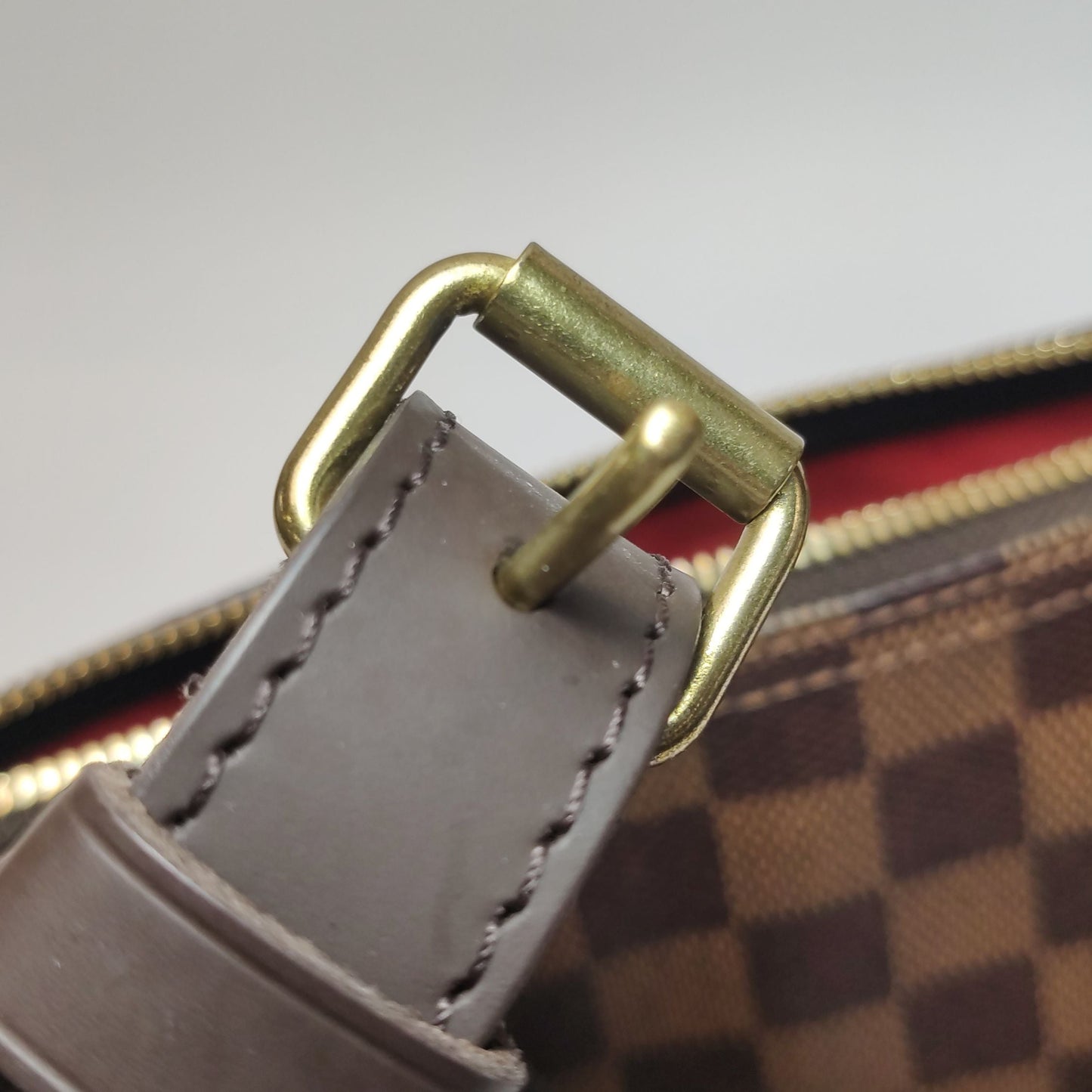 Preloved GLM-Speedy 25 Damier Ebene Boston Crossbody Bag 250515781194079
