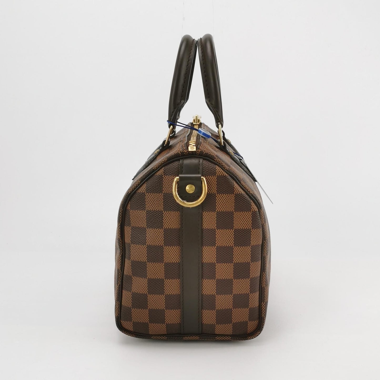 Preloved GLM-Speedy 25 Damier Ebene Boston Crossbody Bag 250515781194079