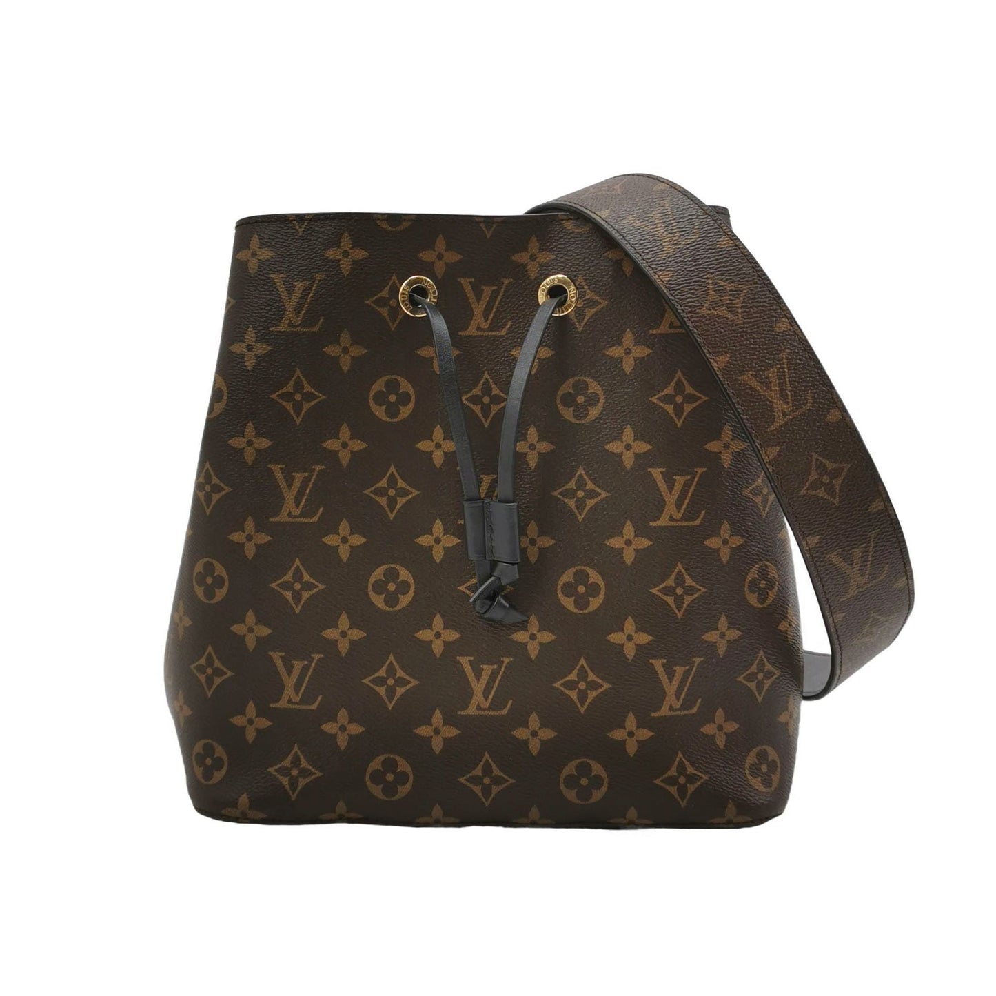 Preloved GLM-NÃ‰ONOÃ‰ Medium Monogram Canvas Drawstring Crossbody Bag 057851400111