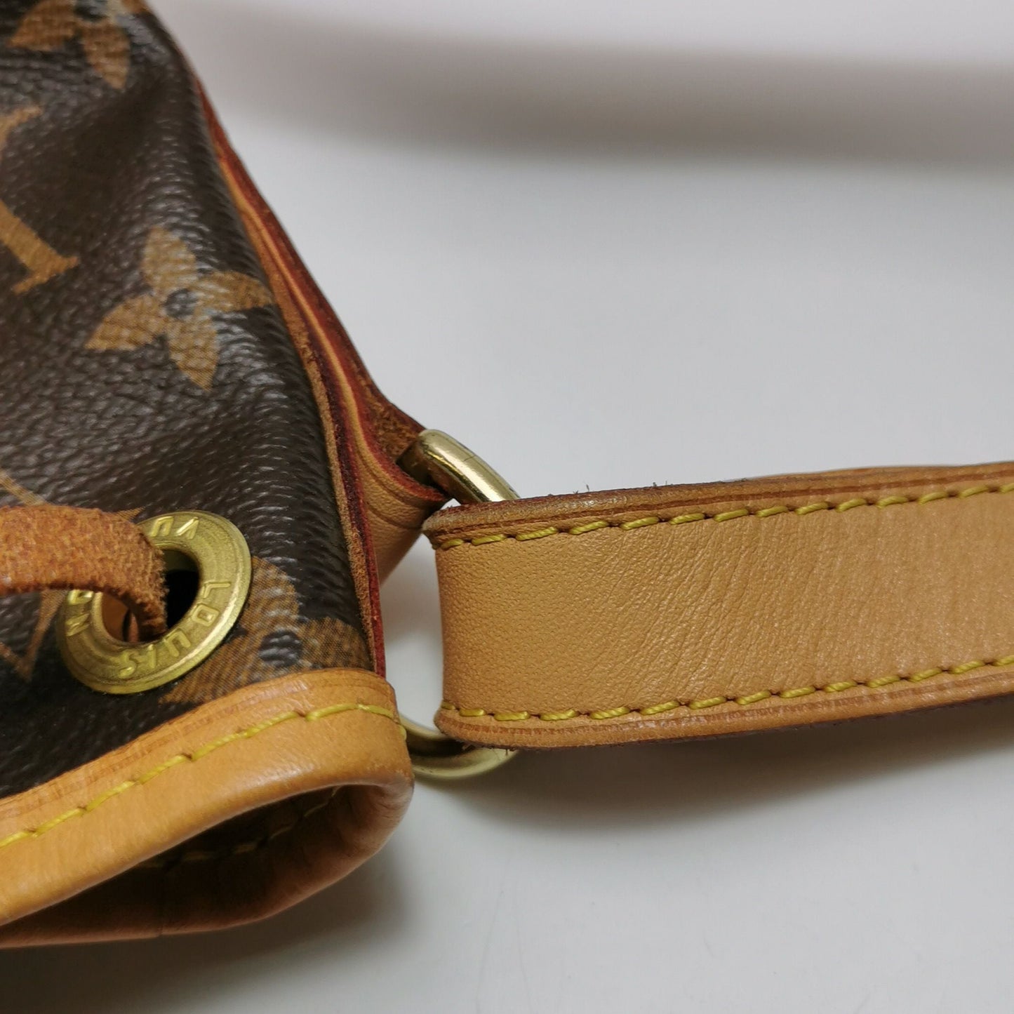 Preloved GLM-NOE BB Monogram Drawstring Crossbody Bag 250512781189303