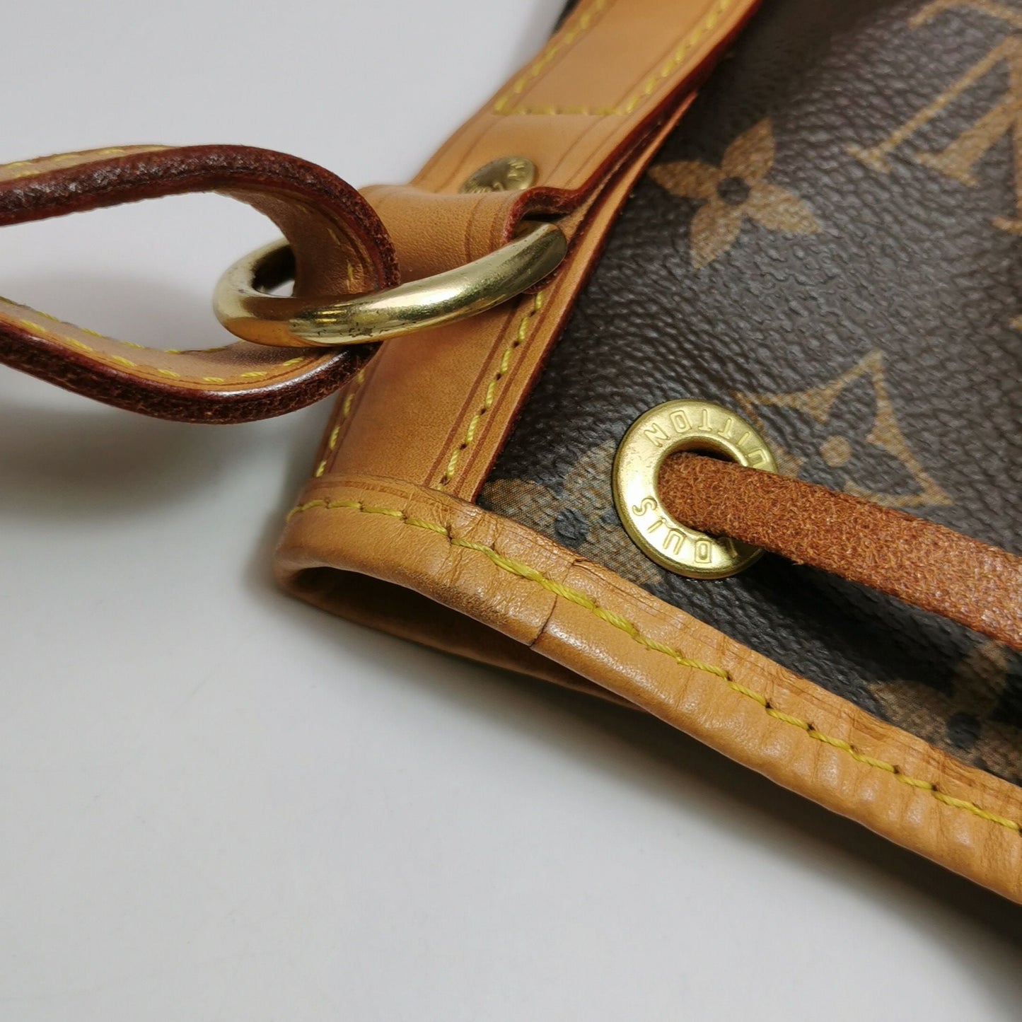 Preloved GLM-NOE BB Monogram Drawstring Crossbody Bag 250512781189303