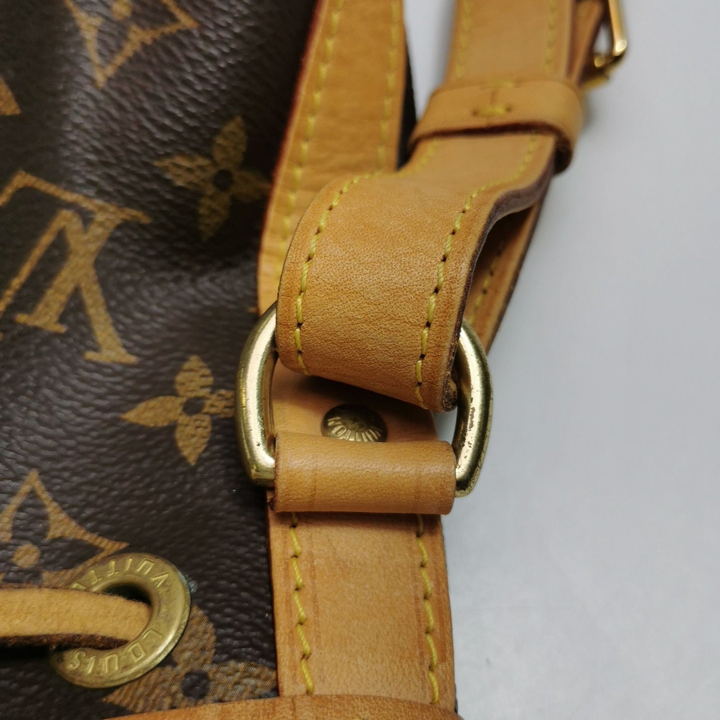 Preloved GLM-NOE BB Monogram Drawstring Crossbody Bag 250512781188809