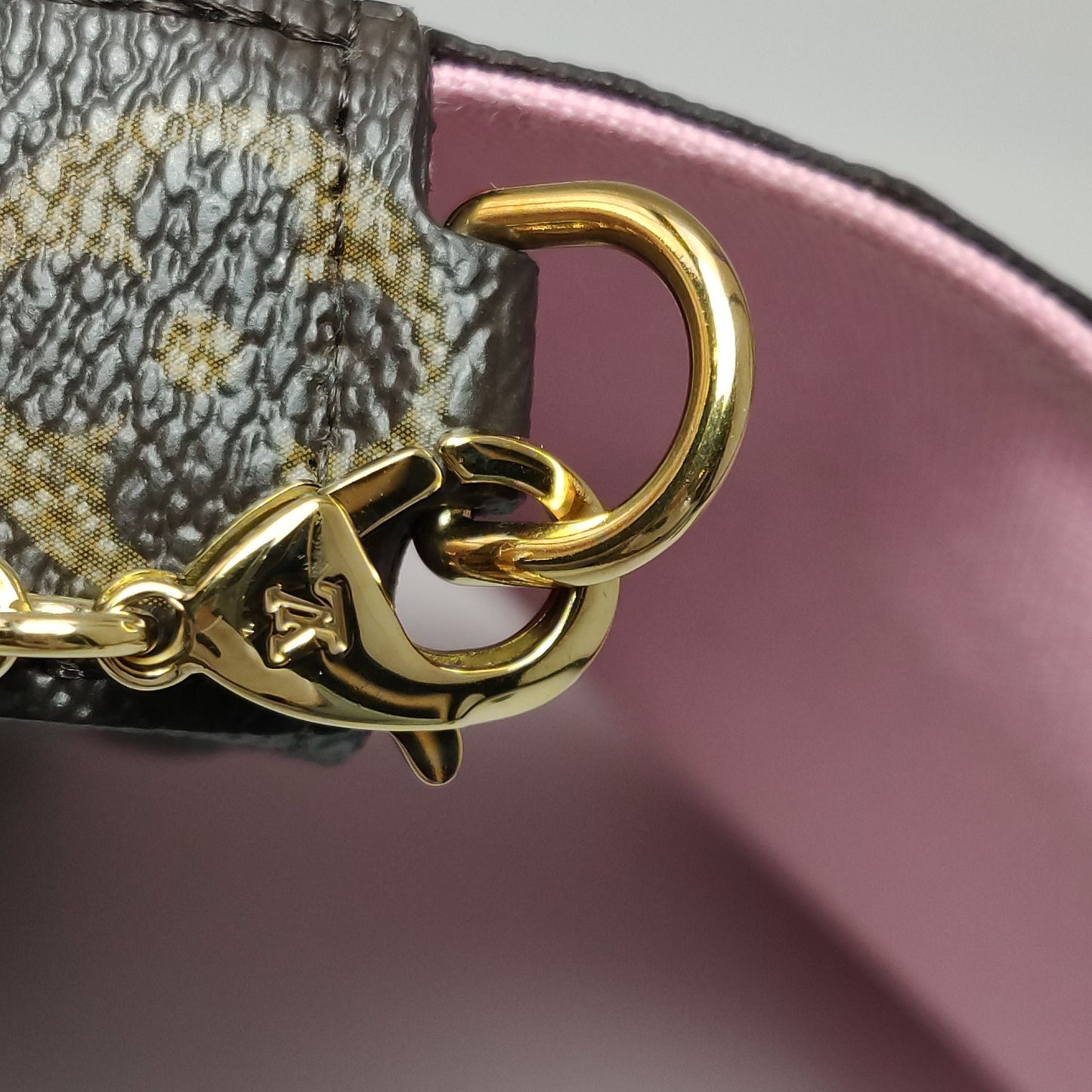 Preloved GLM-Pochette FÃ©licie Trio Small Monogram Print Snap Closure Mother and Daughter Crossbody Bag with Chip 250511781188398
