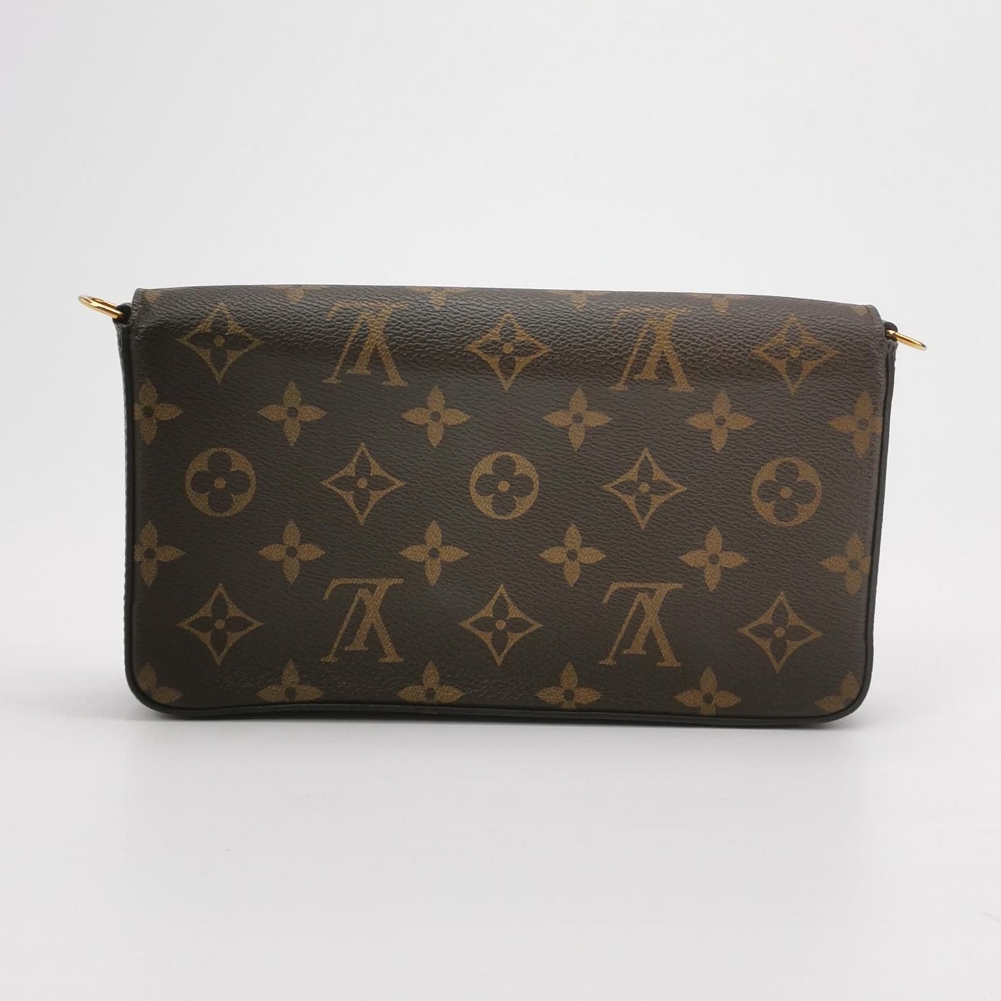 Preloved GLM-Pochette FÃ©licie Trio Small Monogram Print Snap Closure Mother and Daughter Crossbody Bag with Chip 250511781188398