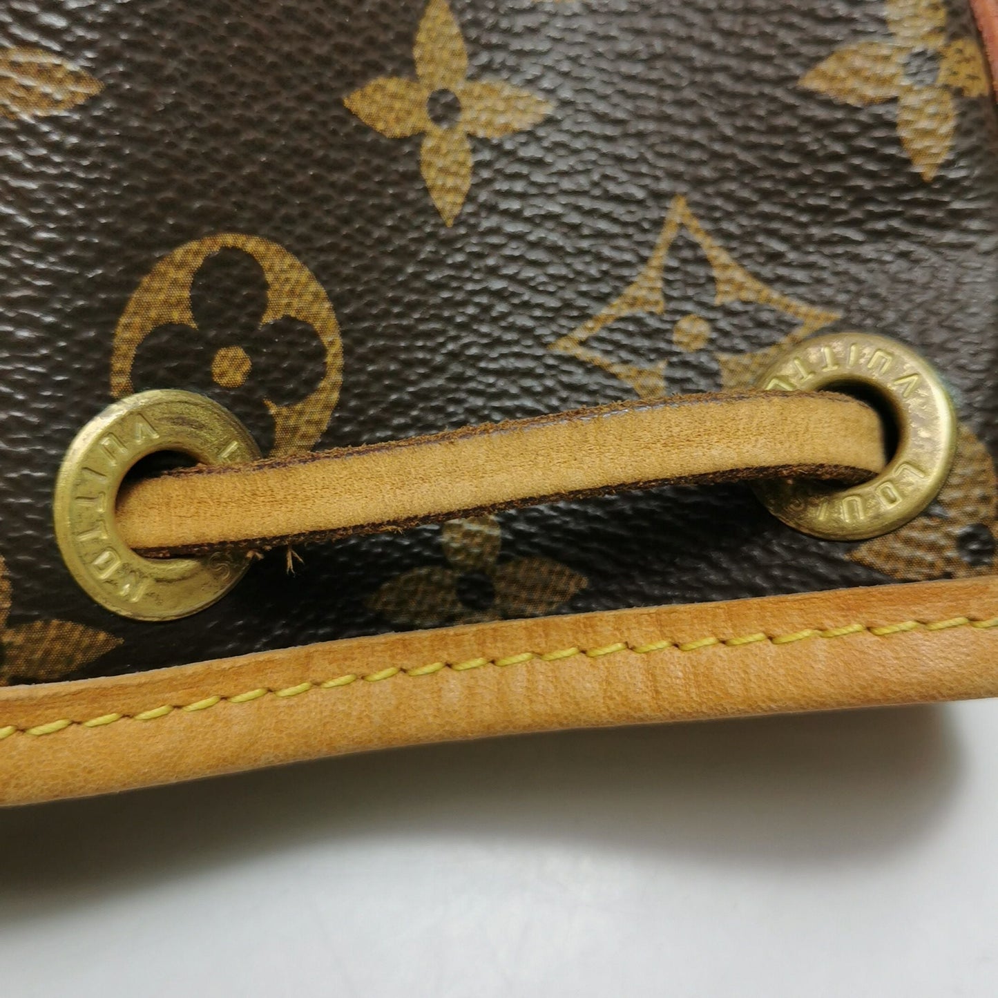 Preloved GLM-NOE BB Monogram Drawstring Crossbody Bag 250512781188809