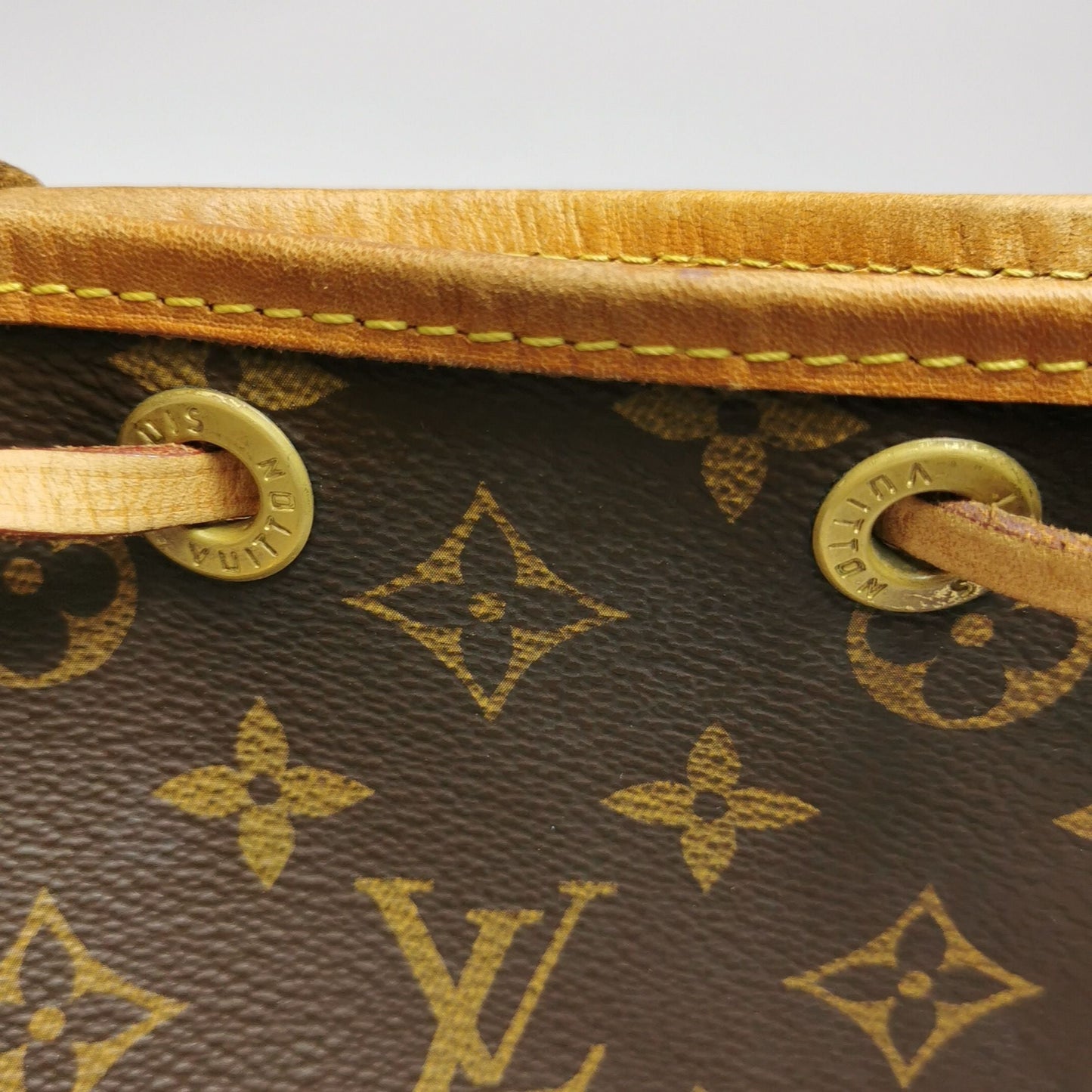 Preloved GLM-NOE BB Monogram Drawstring Crossbody Bag 250512781188809