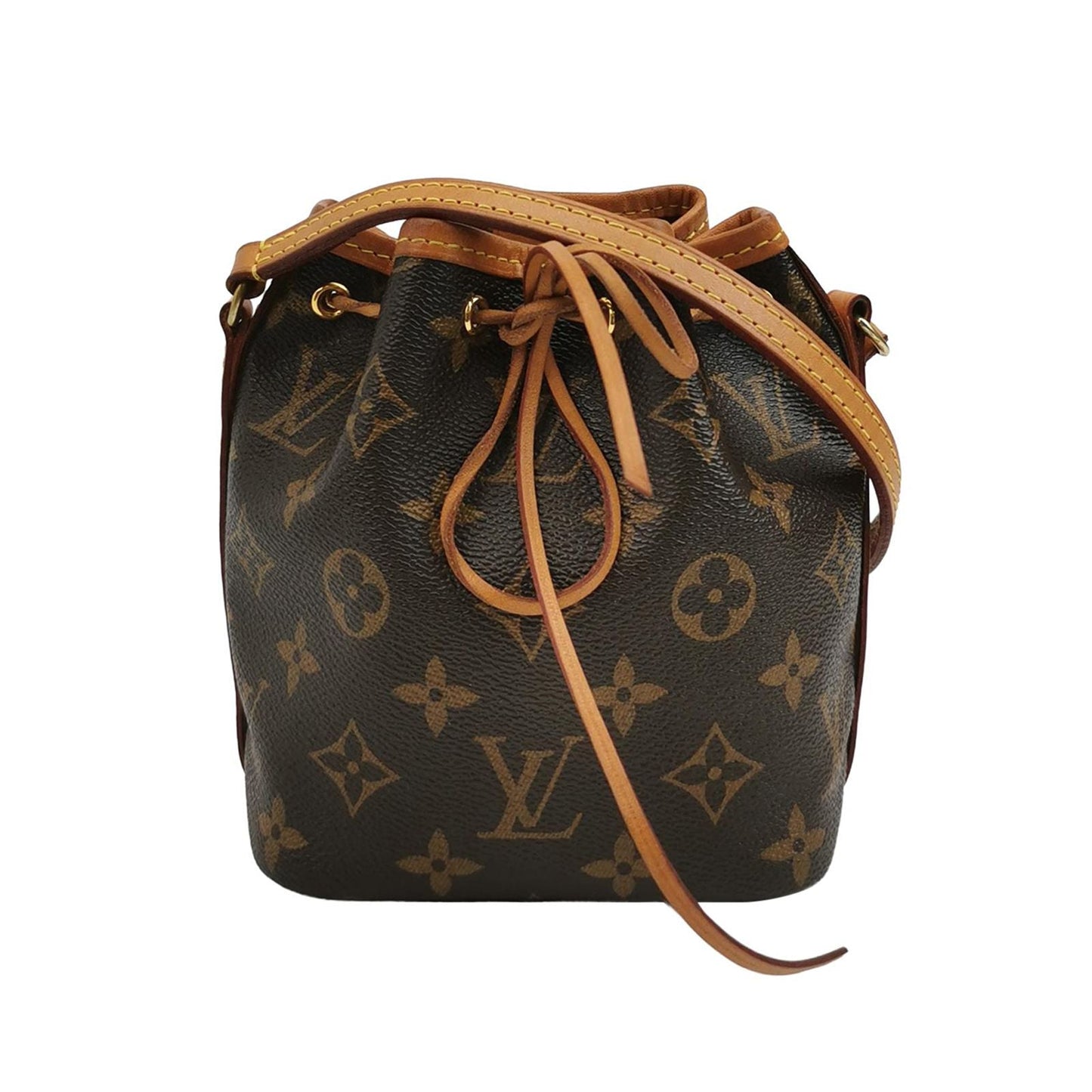 Preloved GLM-NOE Nano Monogram Drawstring Crossbody Bag 250502781175647